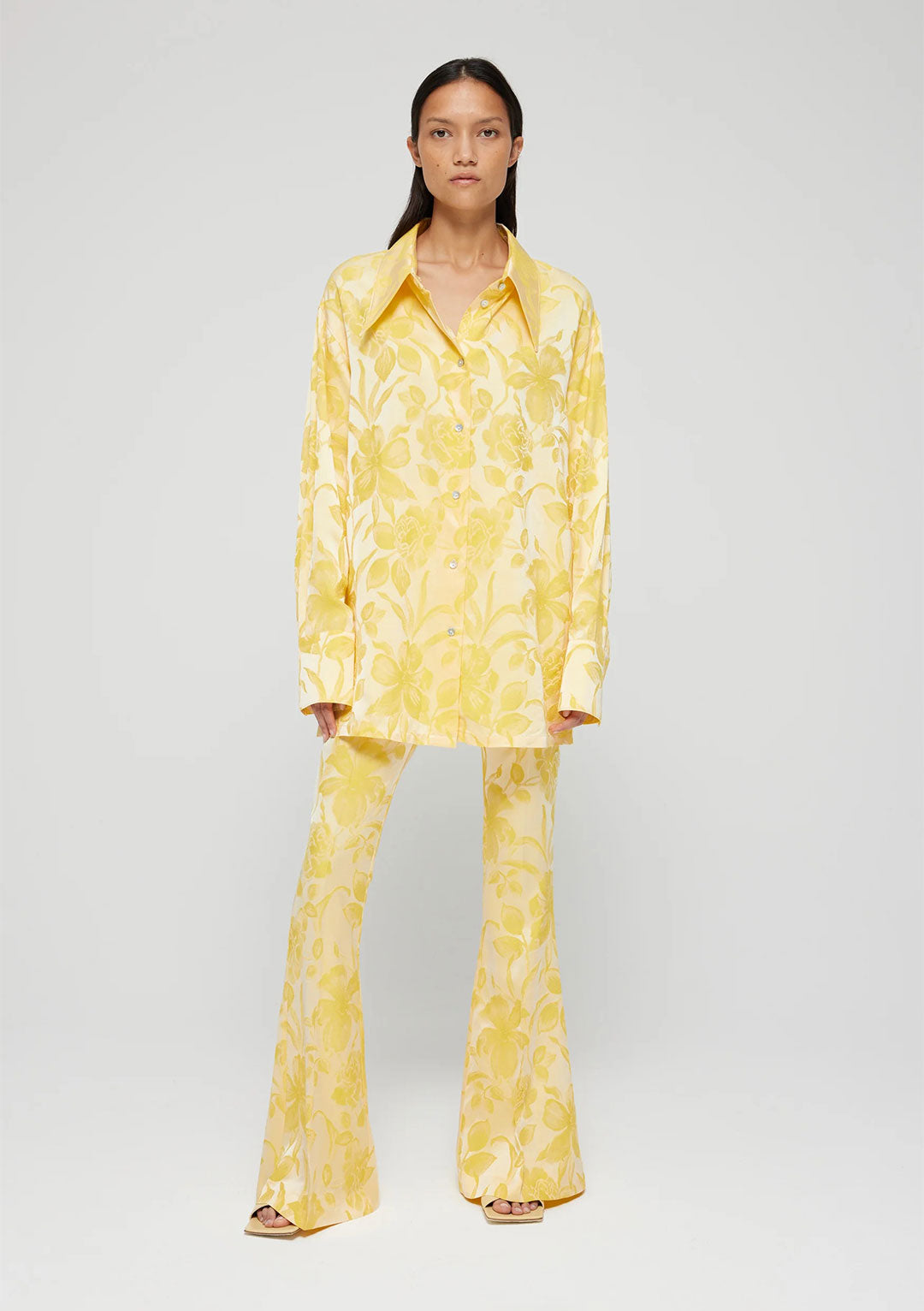 RÓHE FLORAL JACQUARD BLOUSE