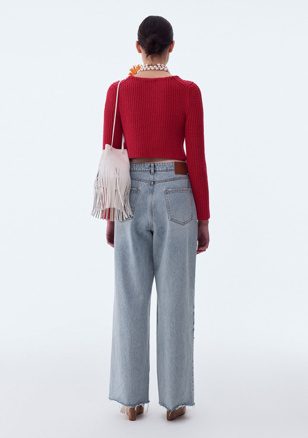 RECTO SCOOP NECK CHUNKY CARDIGAN