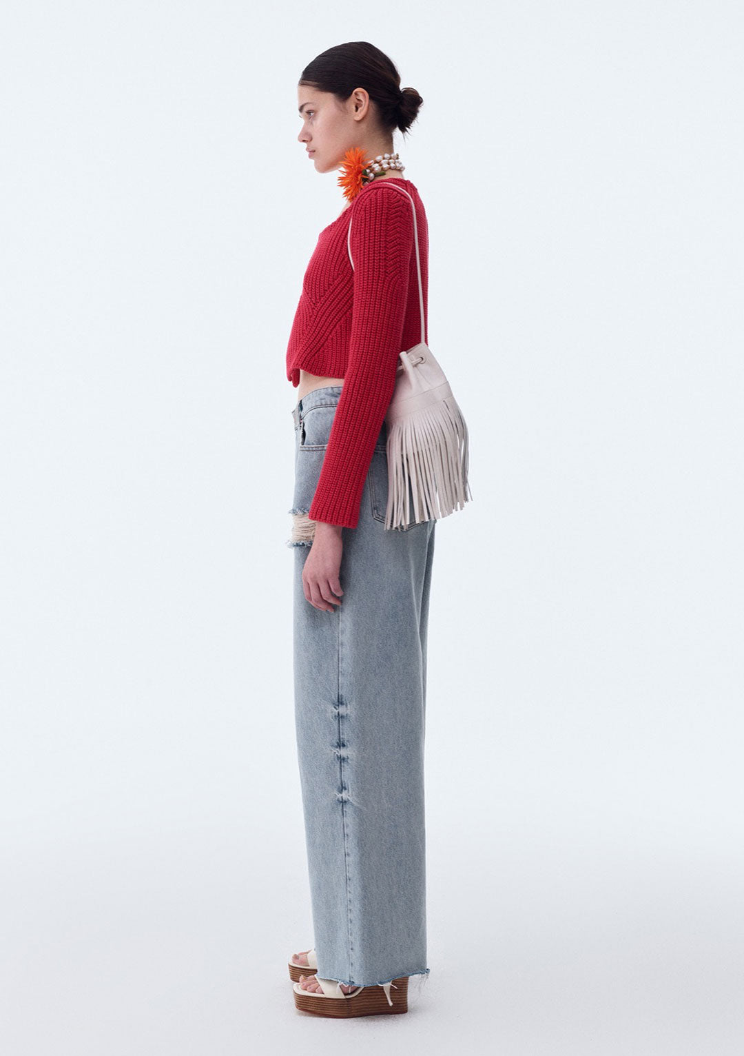 RECTO SCOOP NECK CHUNKY CARDIGAN