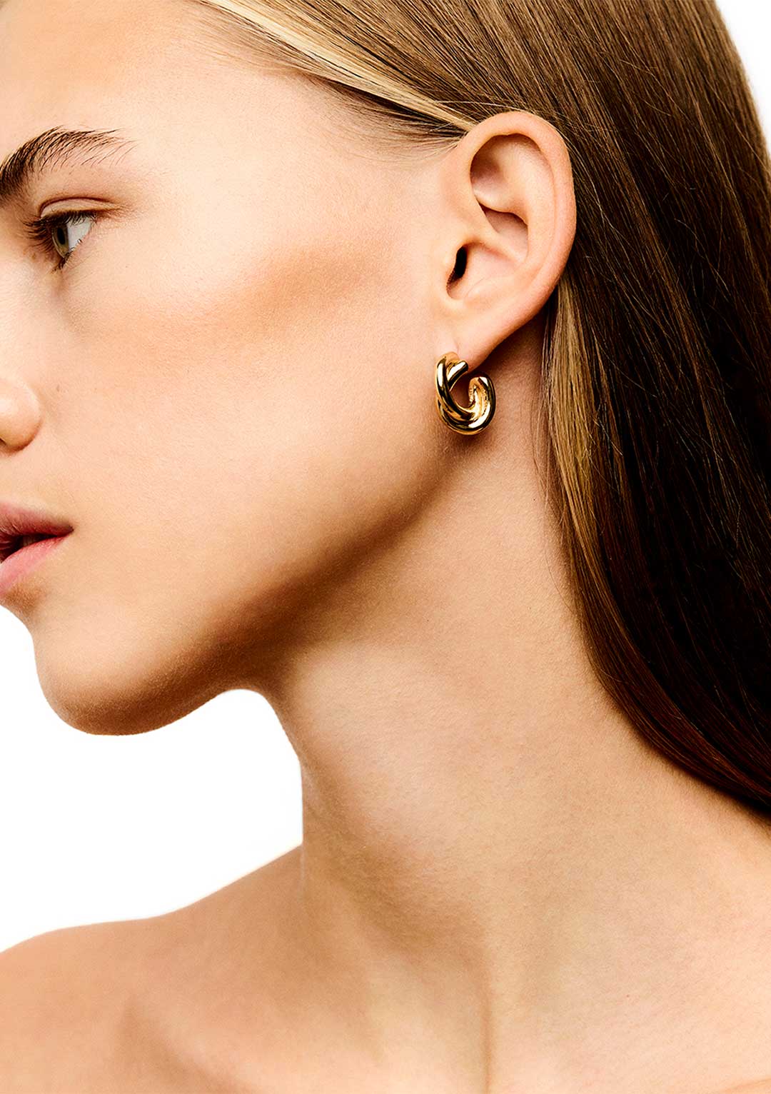 LIÉ STUDIO DIANA EARRINGS GOLD