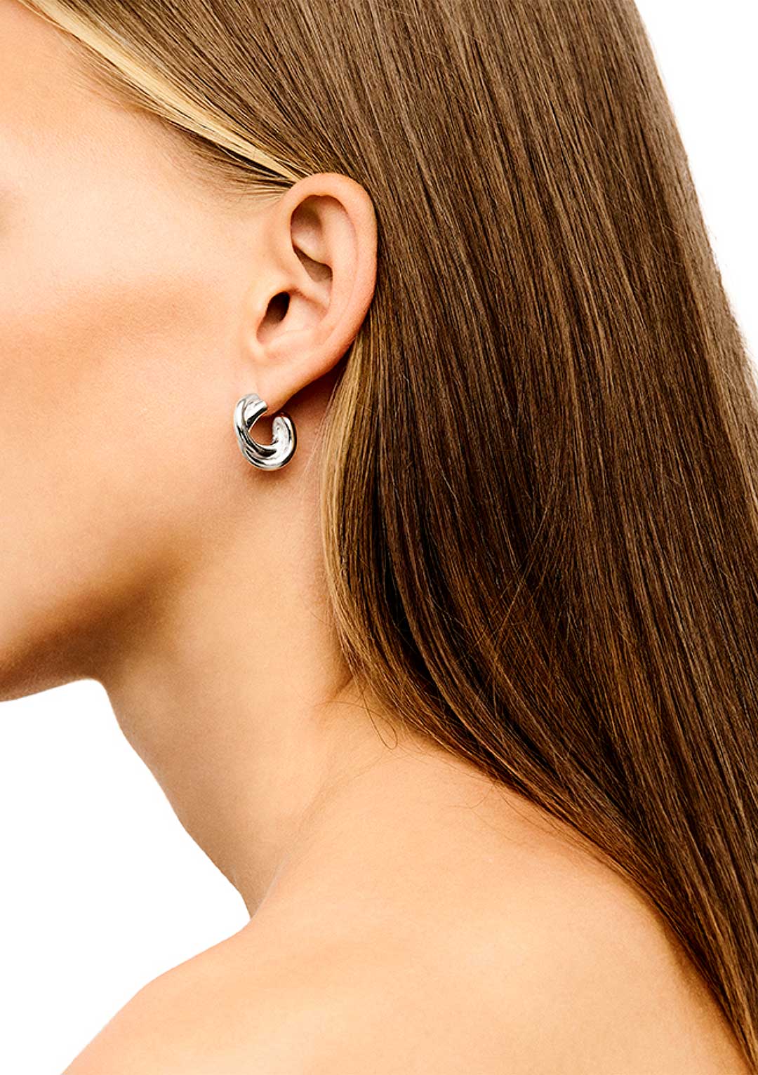 LIÉ STUDIO DIANA EARRINGS SILVER
