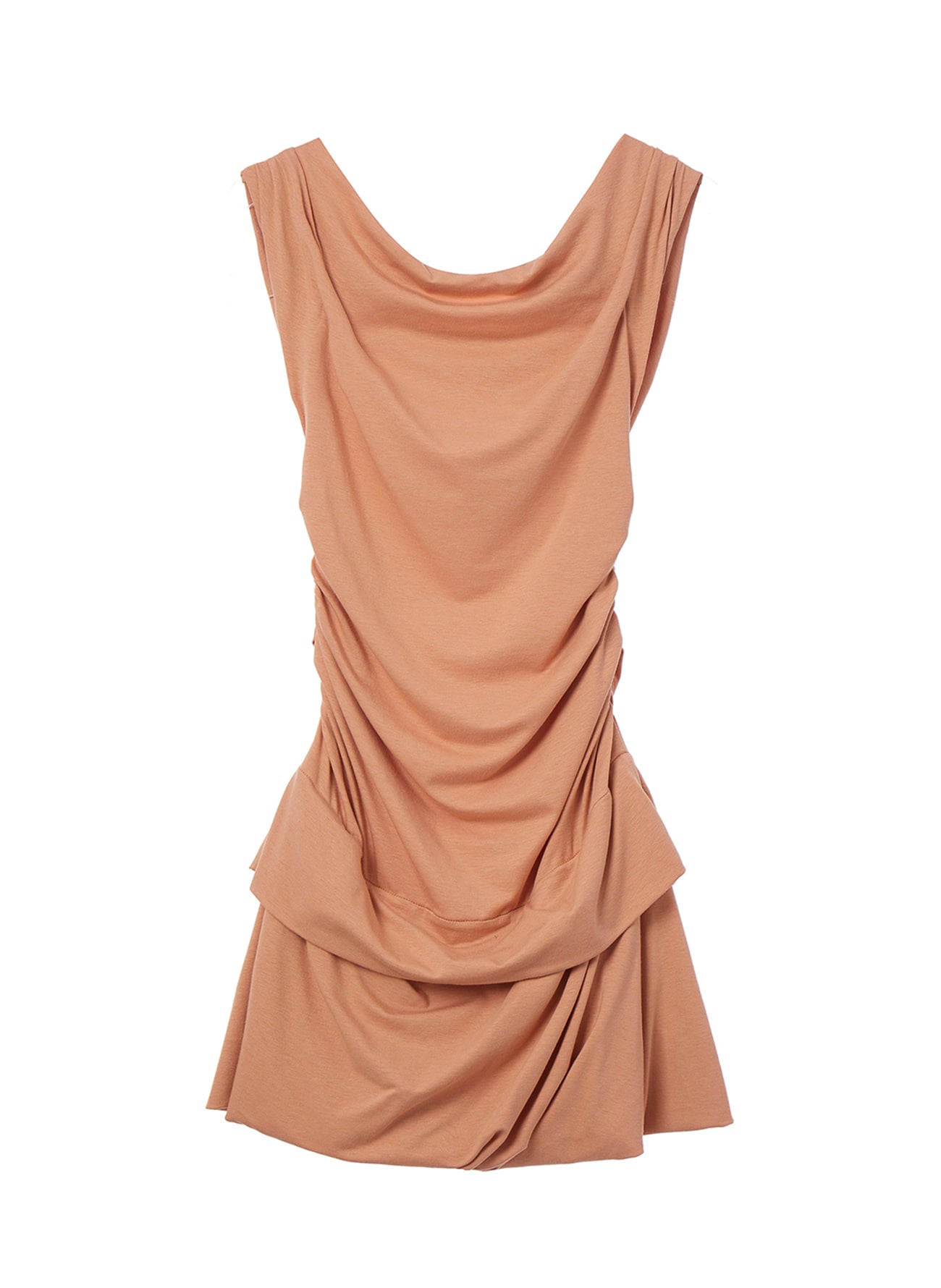 OPEN YY DRAPED MINI DRESS