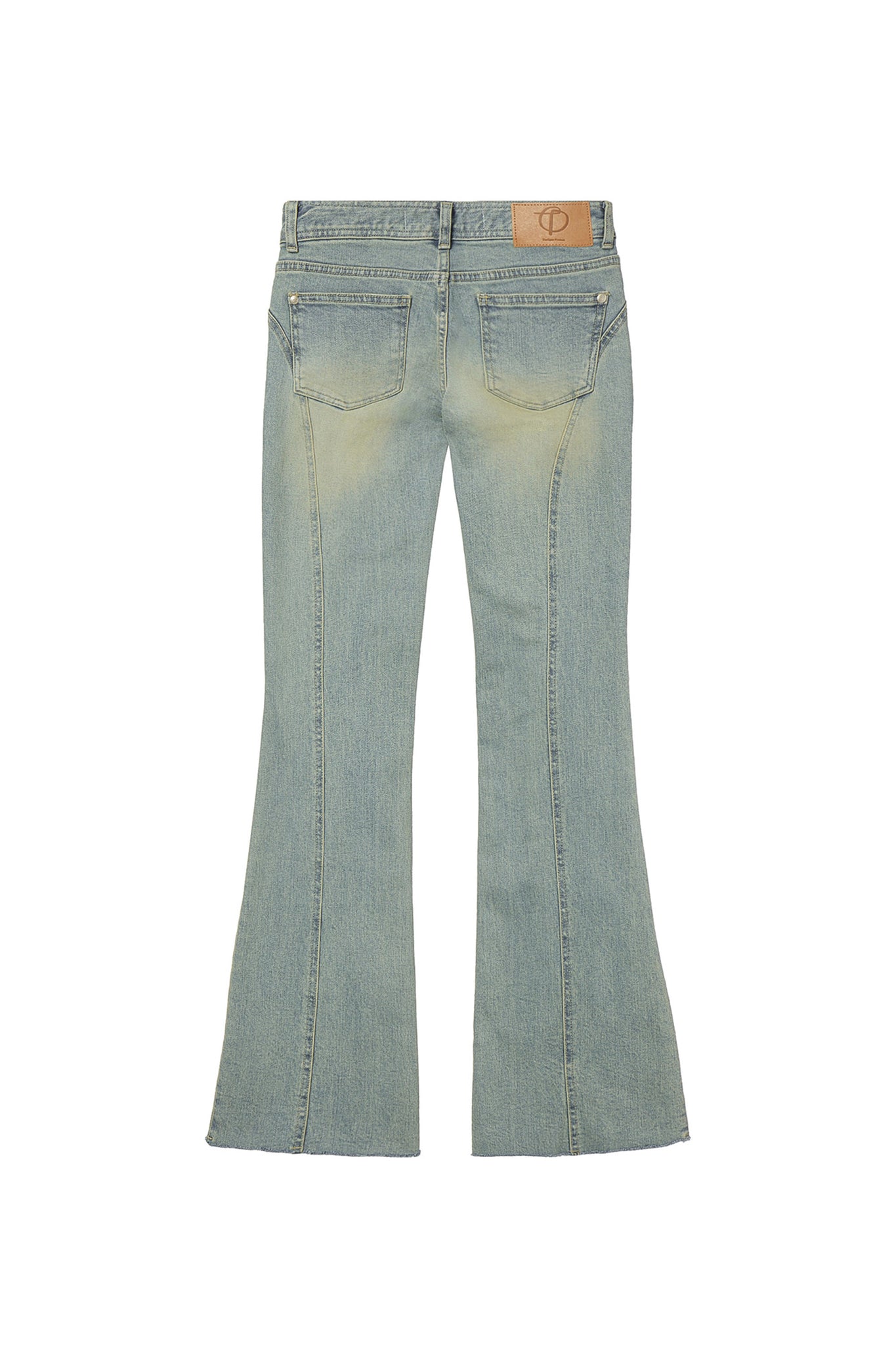 OPEN YY PANELLED BOOTCUT JEANS