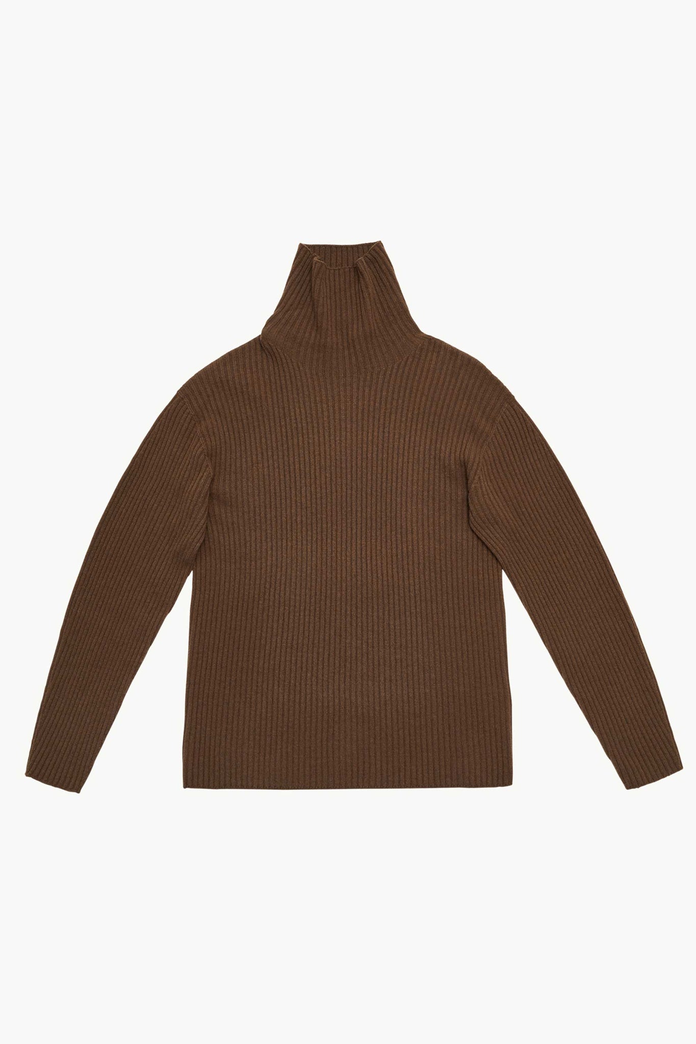 AMOMENTO RIBBED TURTLE PULLOVER