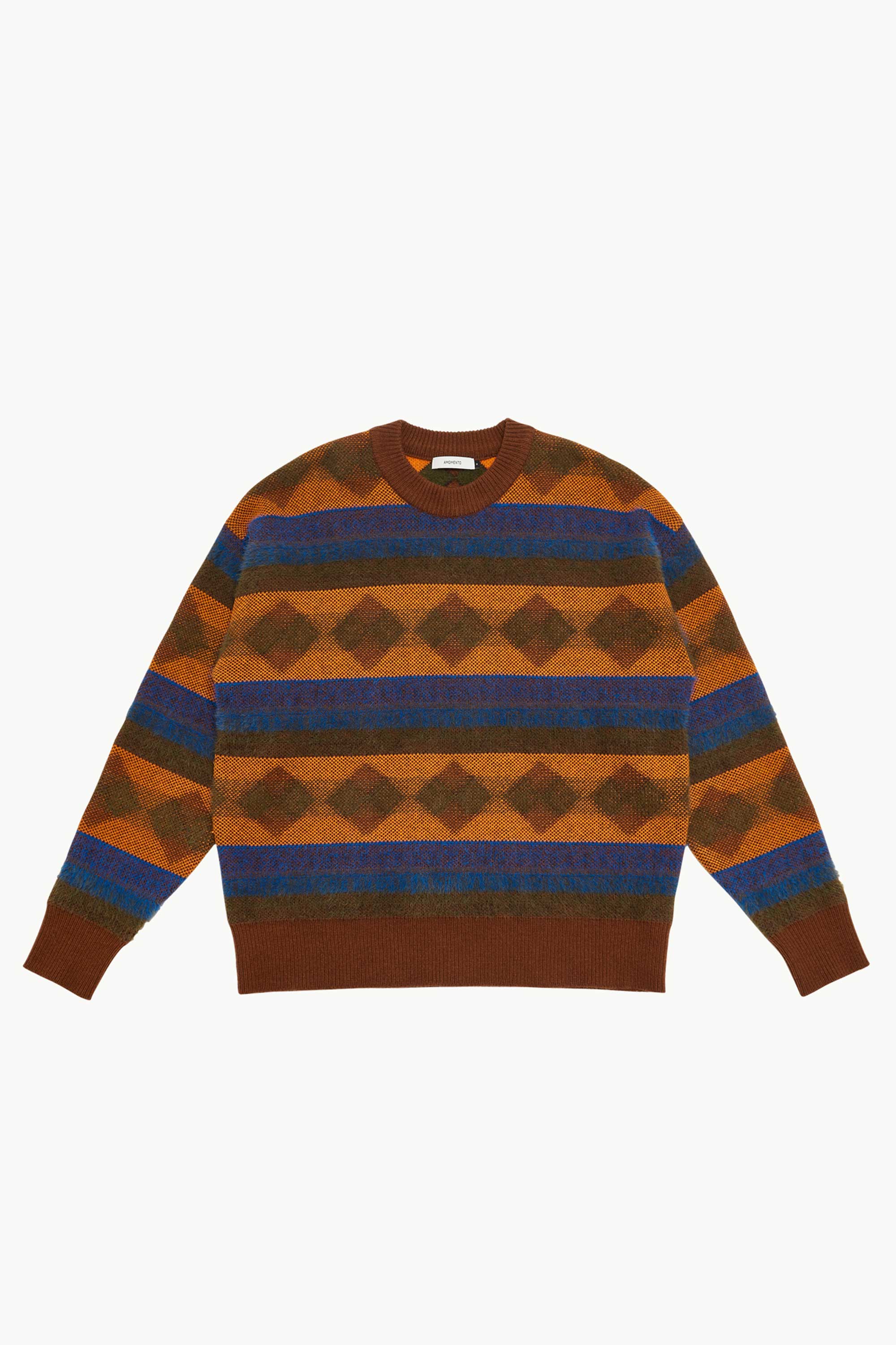 AMOMENTO JACQUARD KNIT PULLOVER