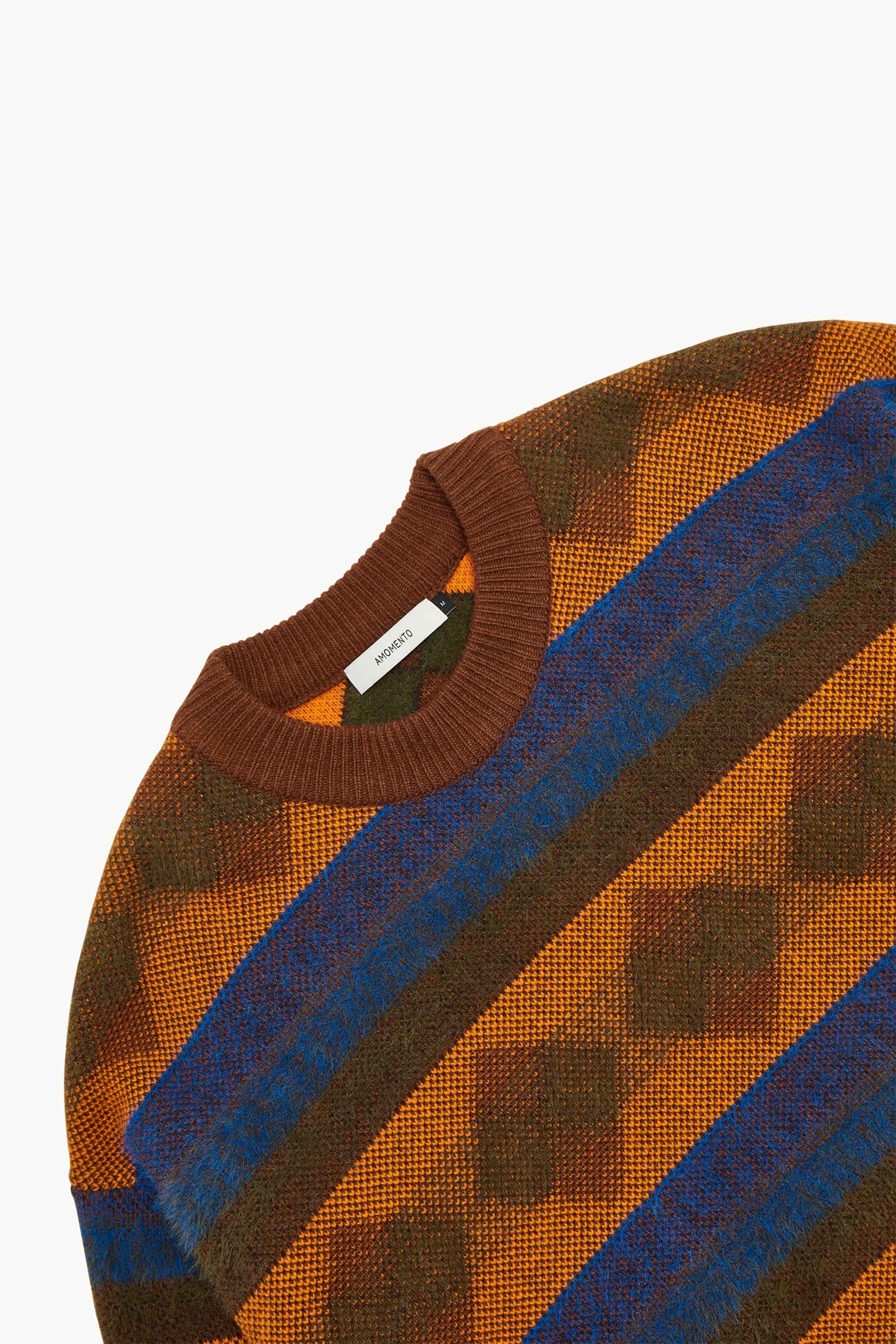 AMOMENTO JACQUARD KNIT PULLOVER