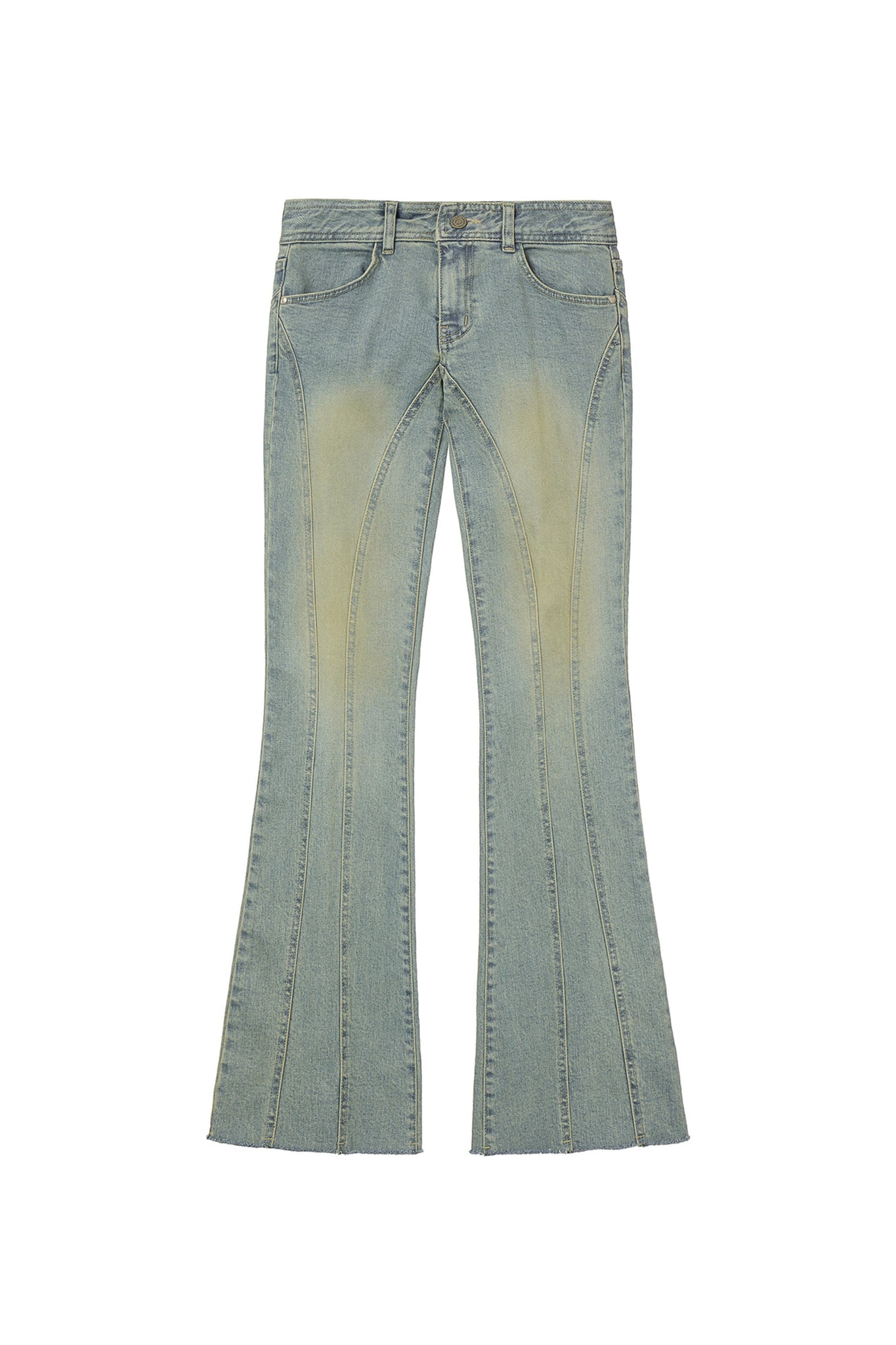OPEN YY PANELLED BOOTCUT JEANS