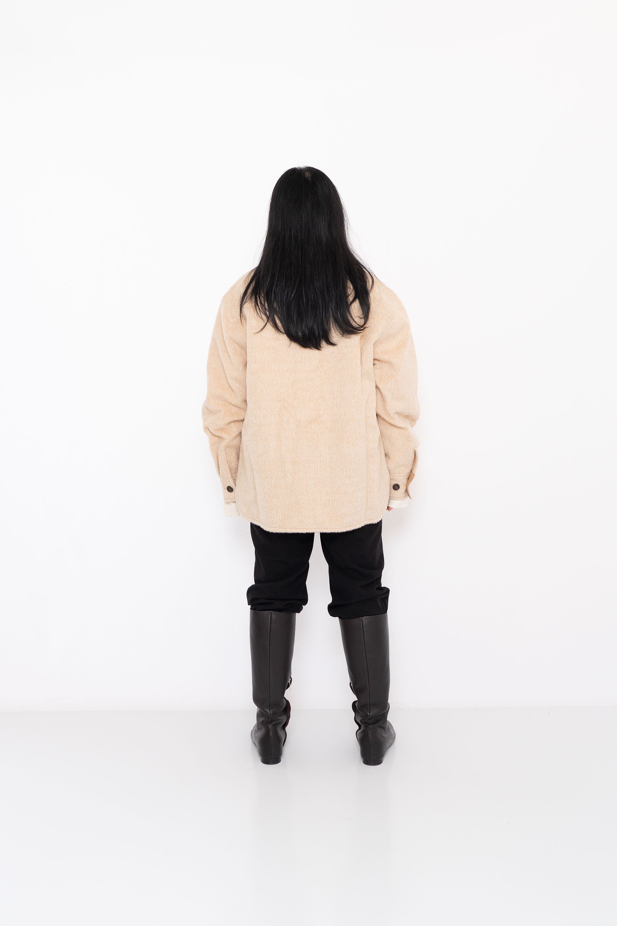 YOUNGOH STRIPE OVERSHIRT JACKET