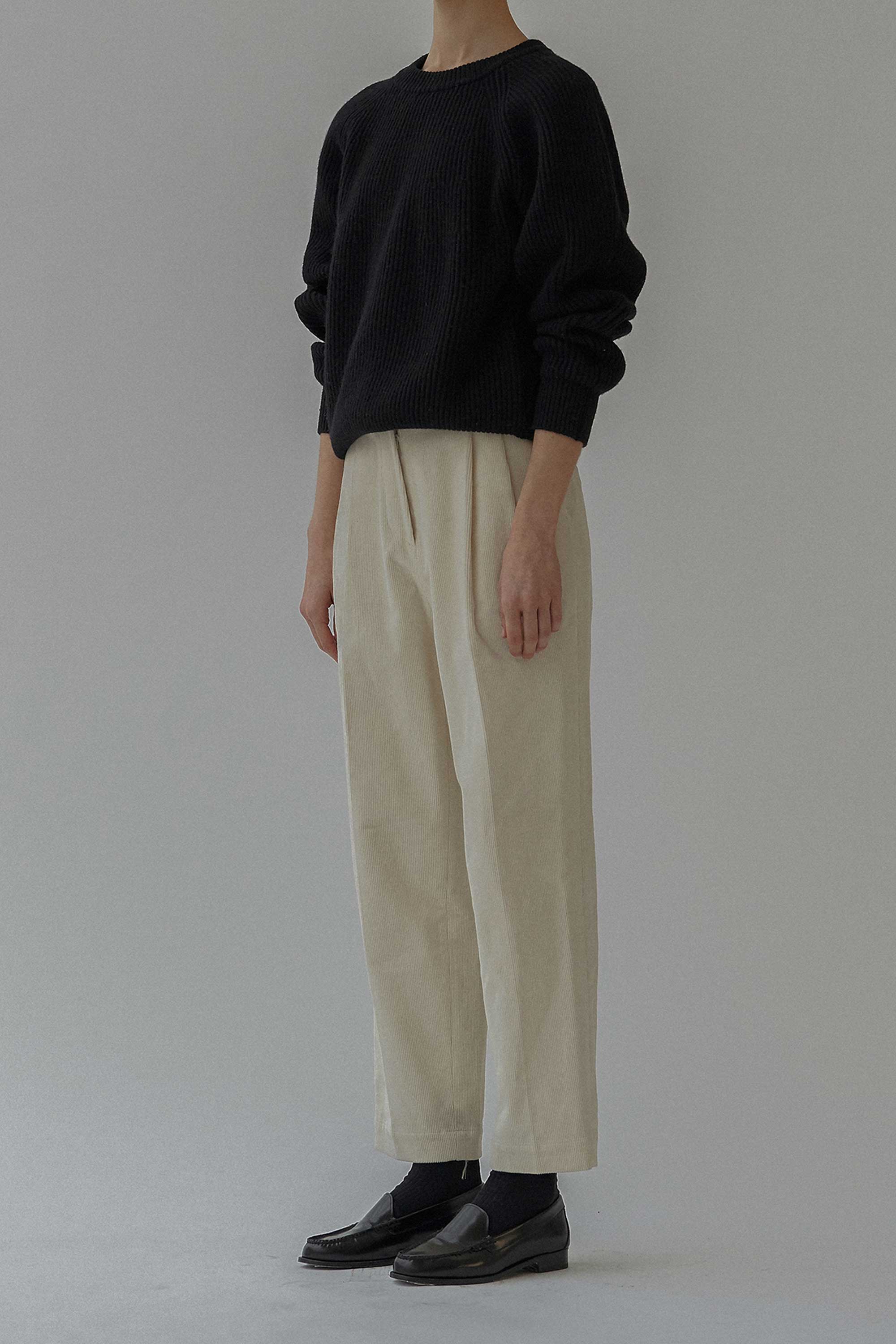 NOTHING WRITTEN VOLUME RIBBED KNIT