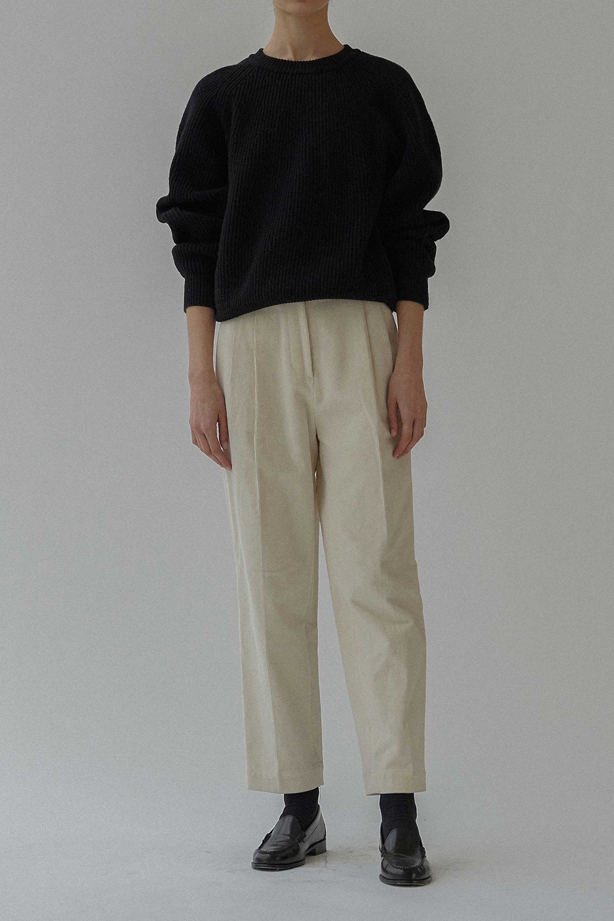 NOTHING WRITTEN VOLUME RIBBED KNIT