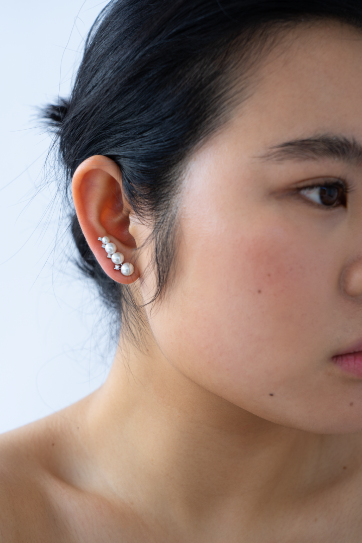 VETIVER PEARL Vetiver Bling Bling Earrings
