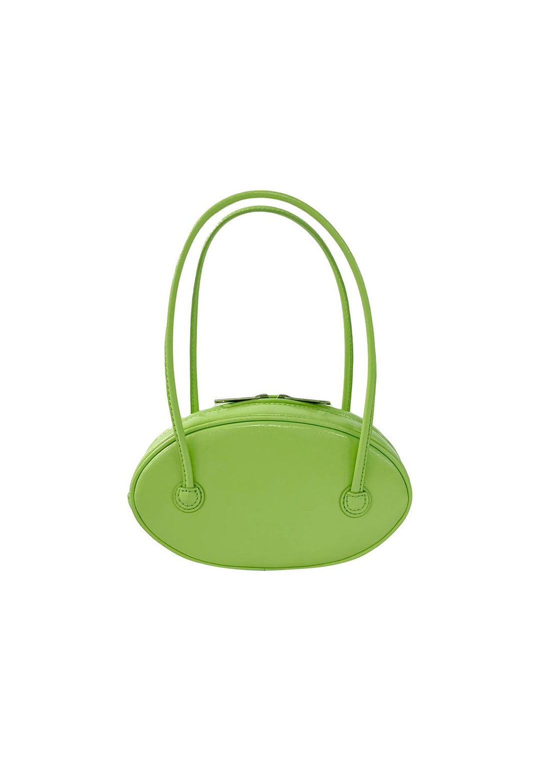 Egg Bag (Leather) Bag_Green Bean Crinkle