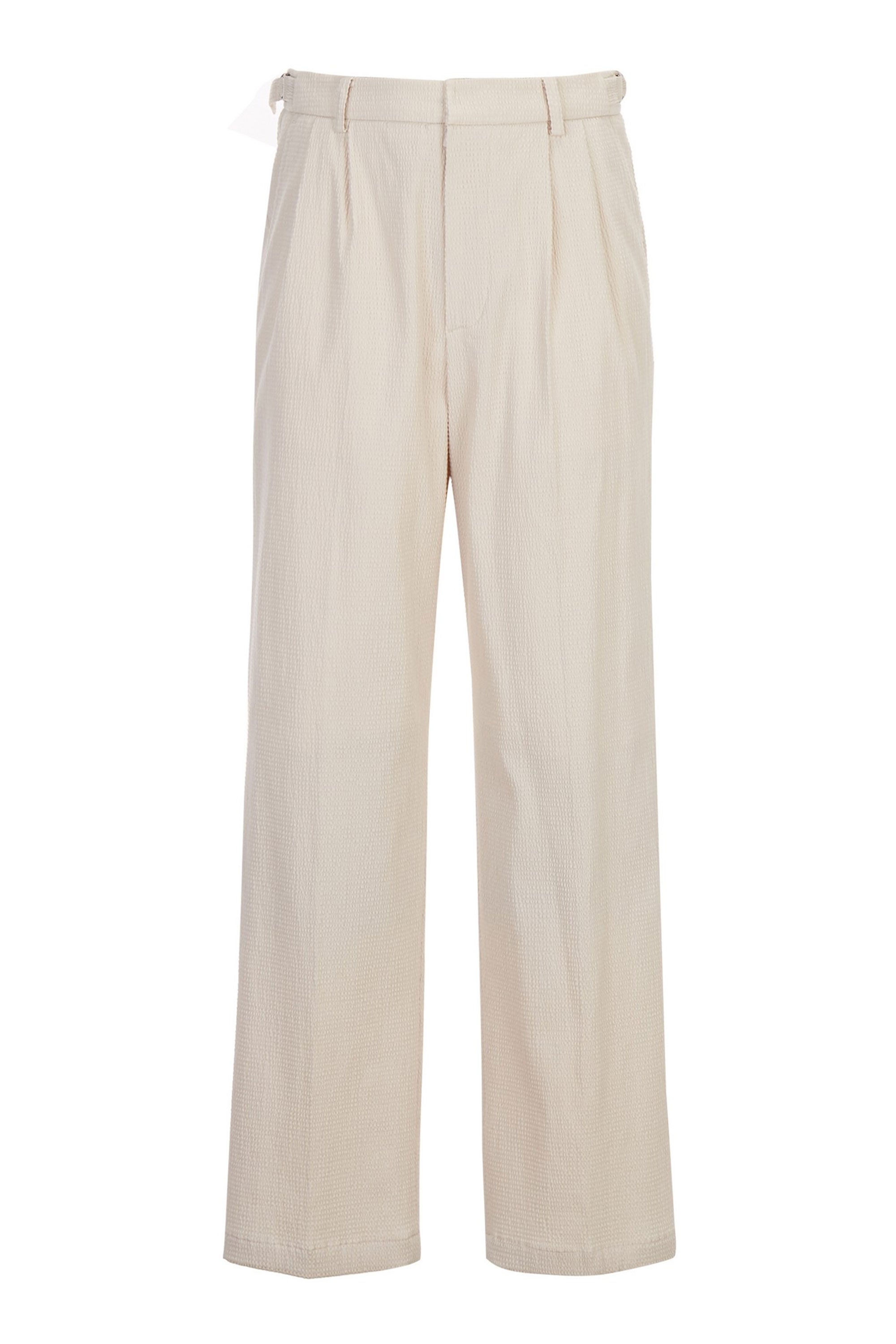 LE17SEPTEMBRE HOMME Seersucker Side Adjustable Trousers | Pants | OEUVR ...