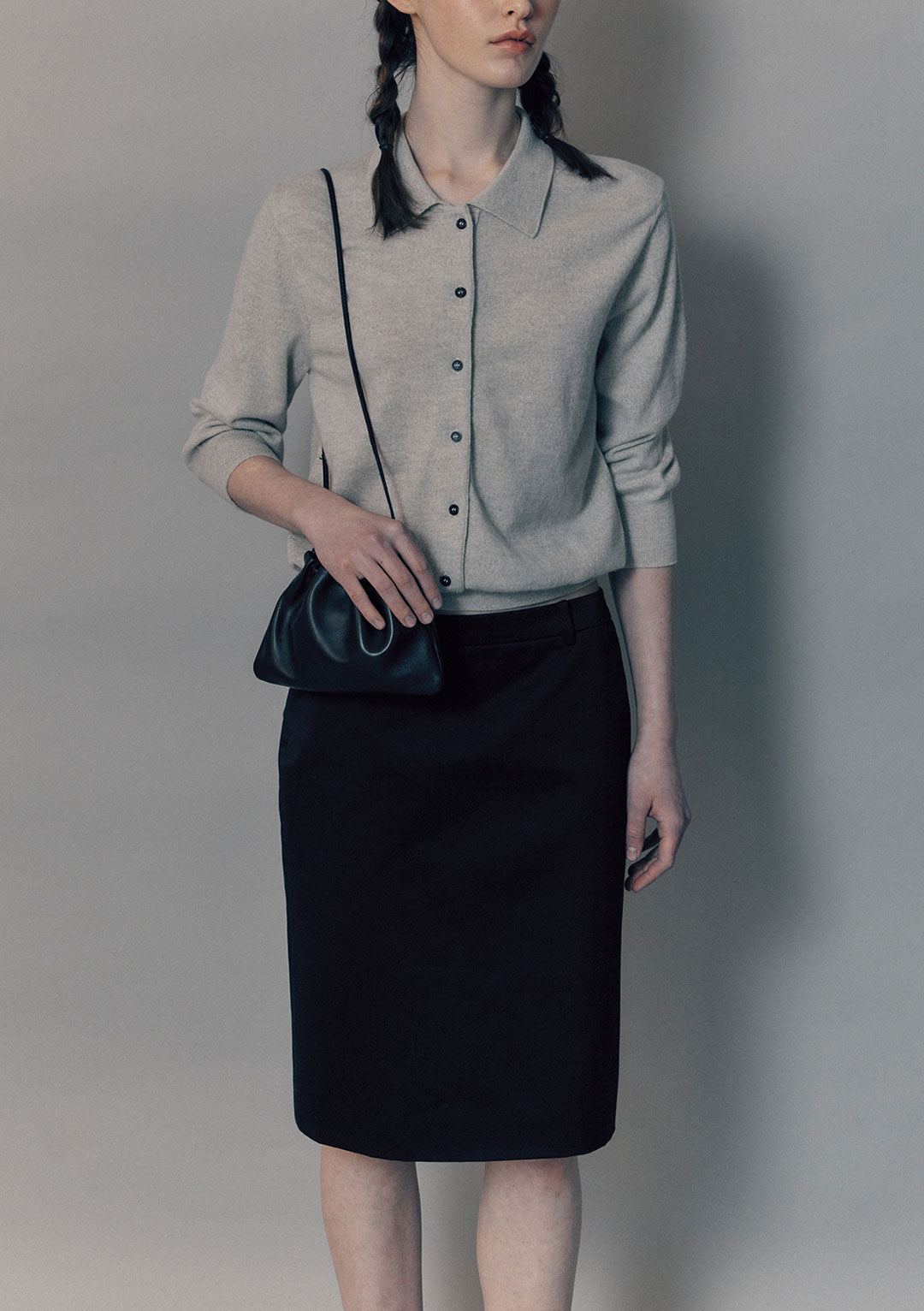 NOTHING WRITTEN NELLA STRAP MINI BAG BLACK