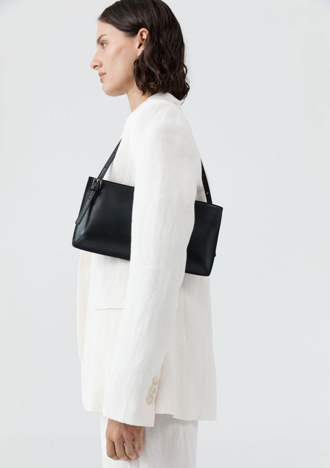 ST AGNI 90s BELT BAG BLACK