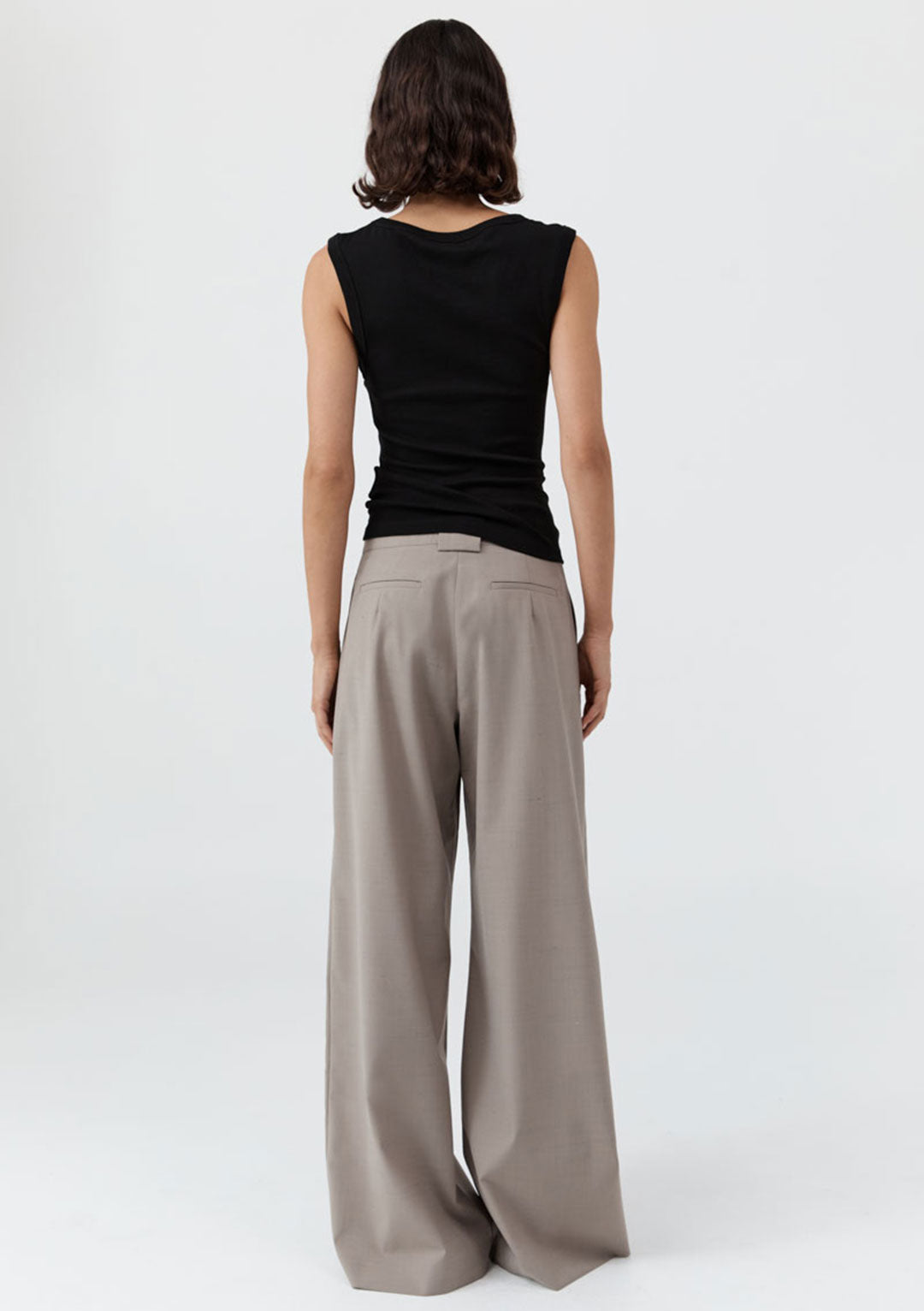 ST AGNI ORGANIC COTTON 90s Top Jet Black