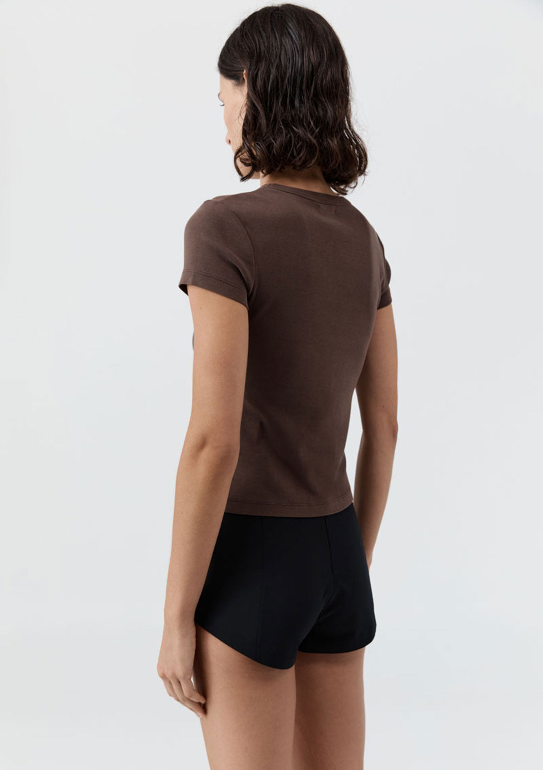 ST AGNI ORGANIC COTTON BABY TEE FUDGE