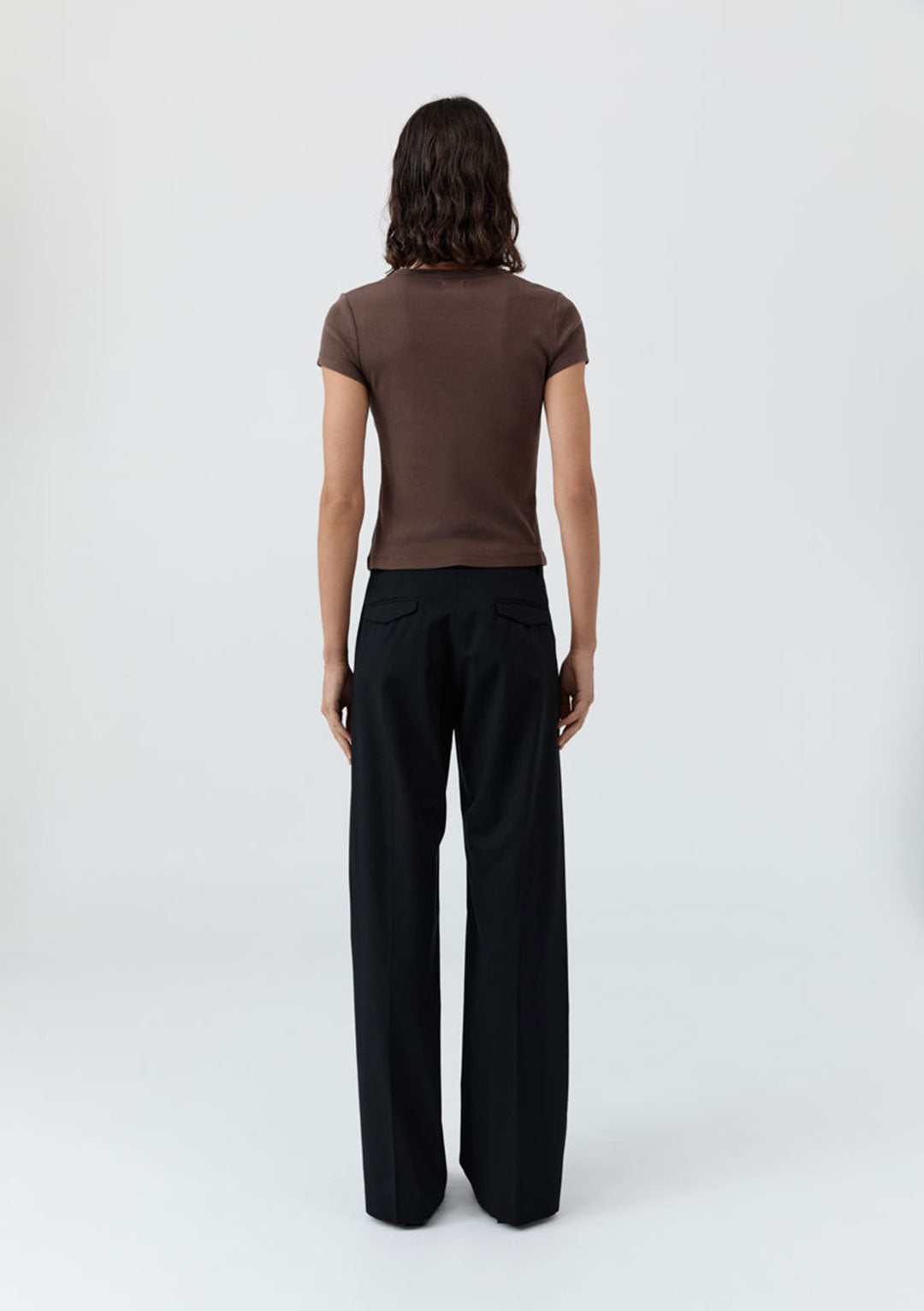 ST AGNI ORGANIC COTTON BABY TEE FUDGE