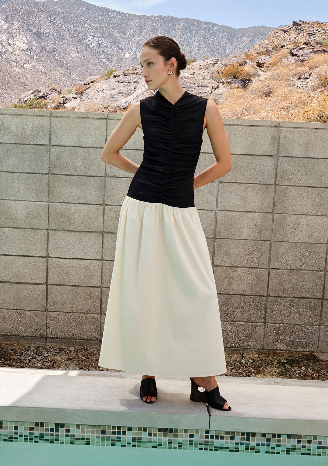 anna quan drop waist dress Amyra Dress (Calico)