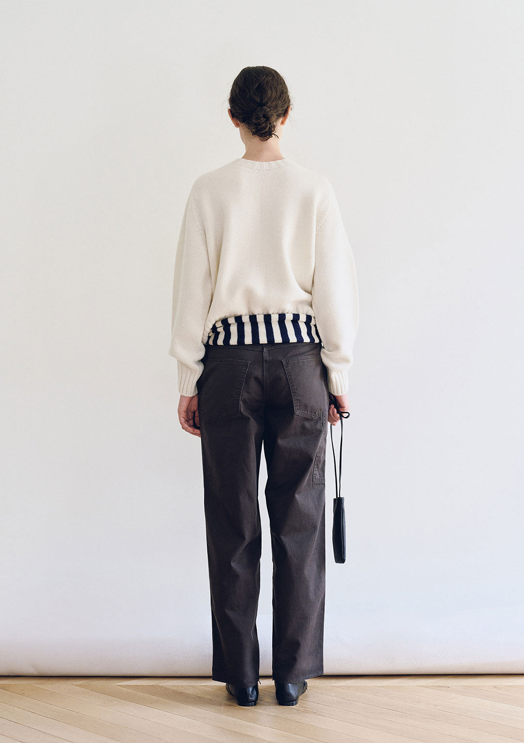 NOTHING WRITTEN BUNNY WOOL PULLOVER KNIT PURE IVORY