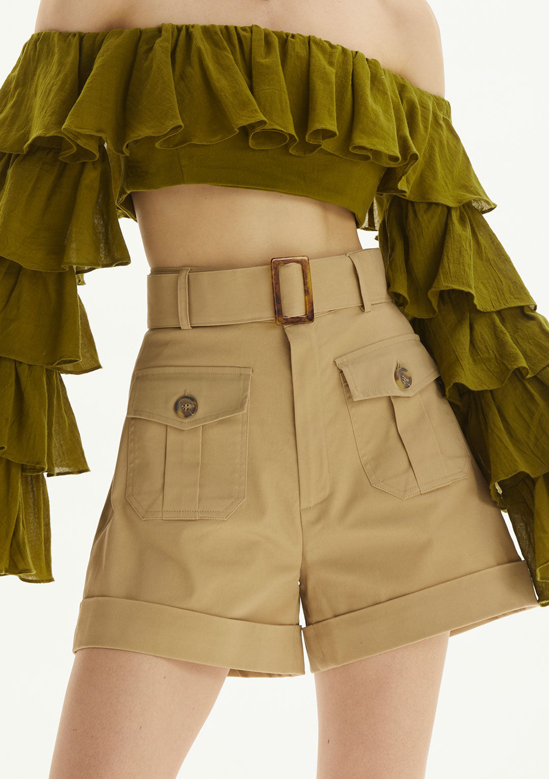 MITR BELTED SHORTS