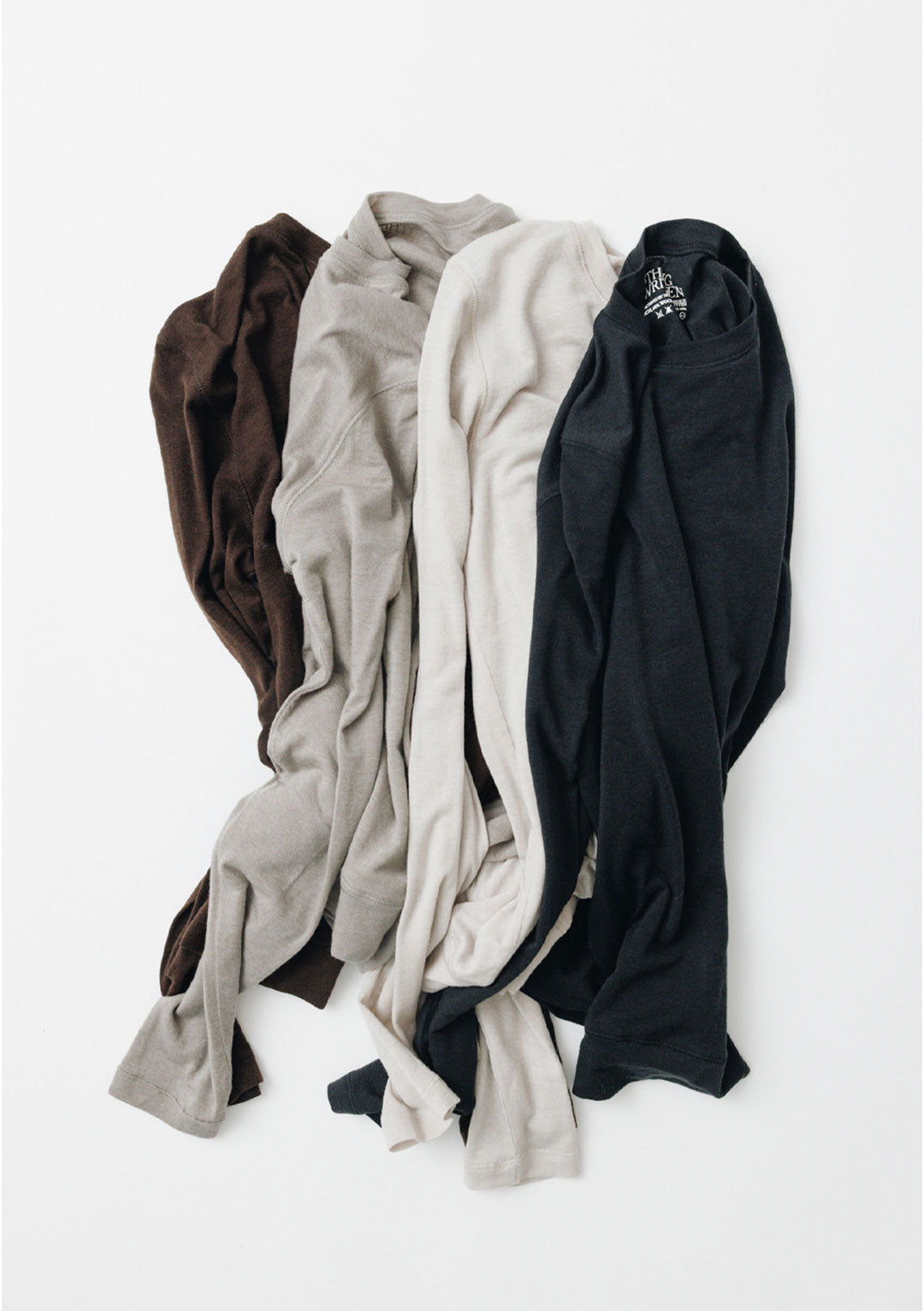 NOTHING WRITTEN AIMA WOOL T-SHIRT OATMEAL