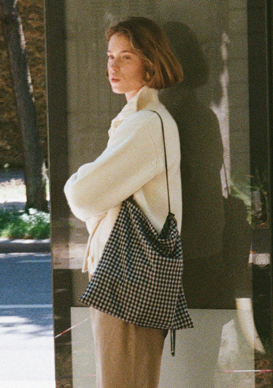 NOTHING WRITTEN MARRIE SOFT POCKET CARDIGAN CREAM