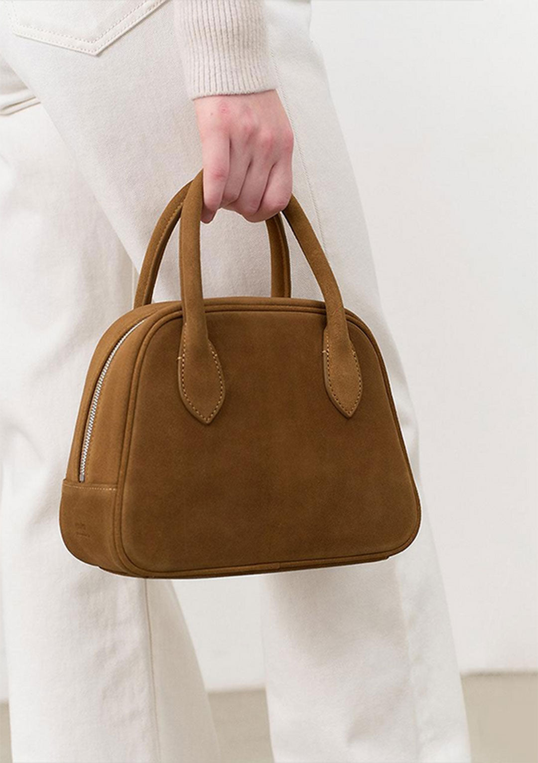 DUNST Suede Boston Tote Bag (PRE-ORDER)