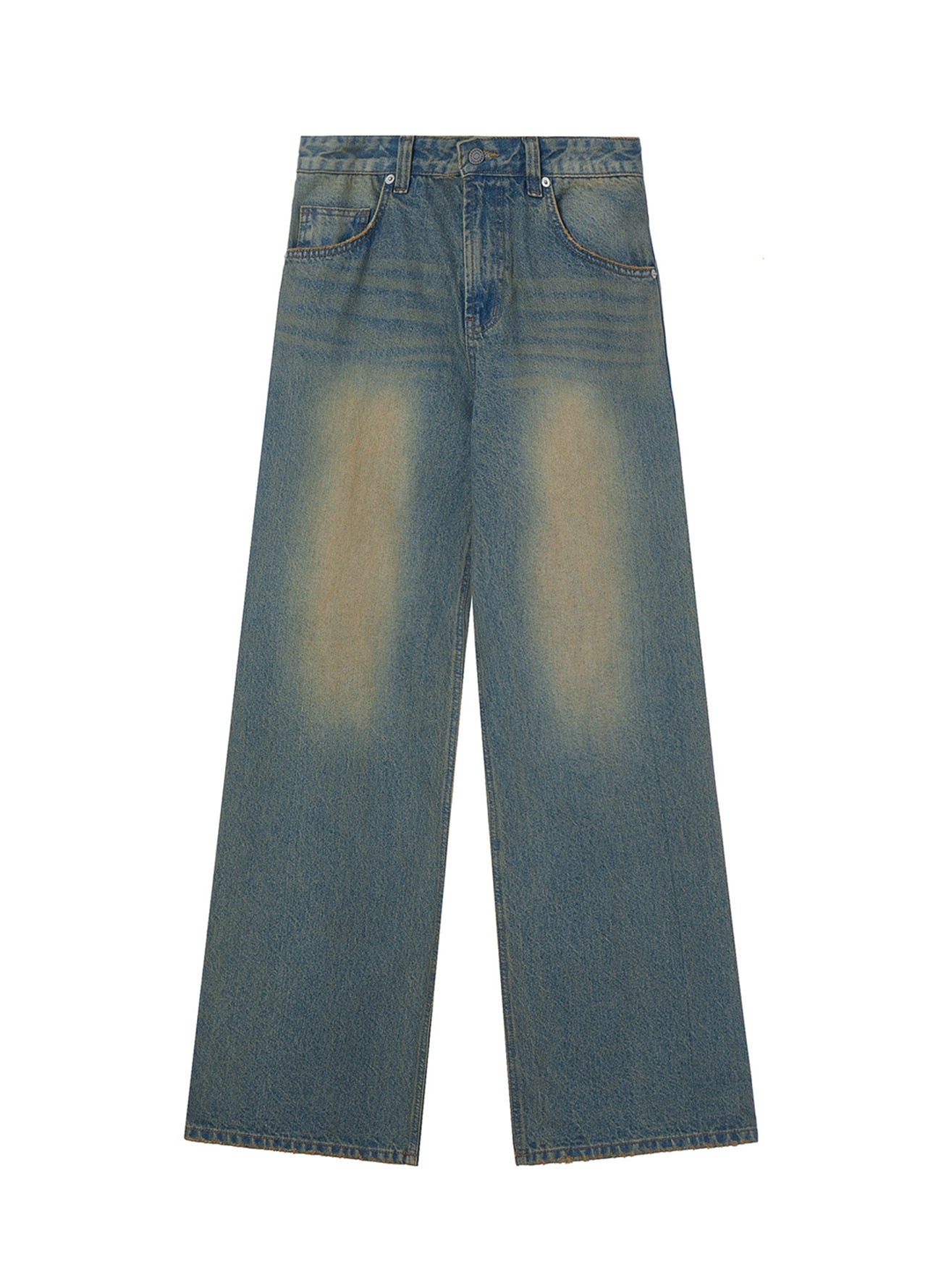 OPEN YY DYED HIGH WAIST JEANS