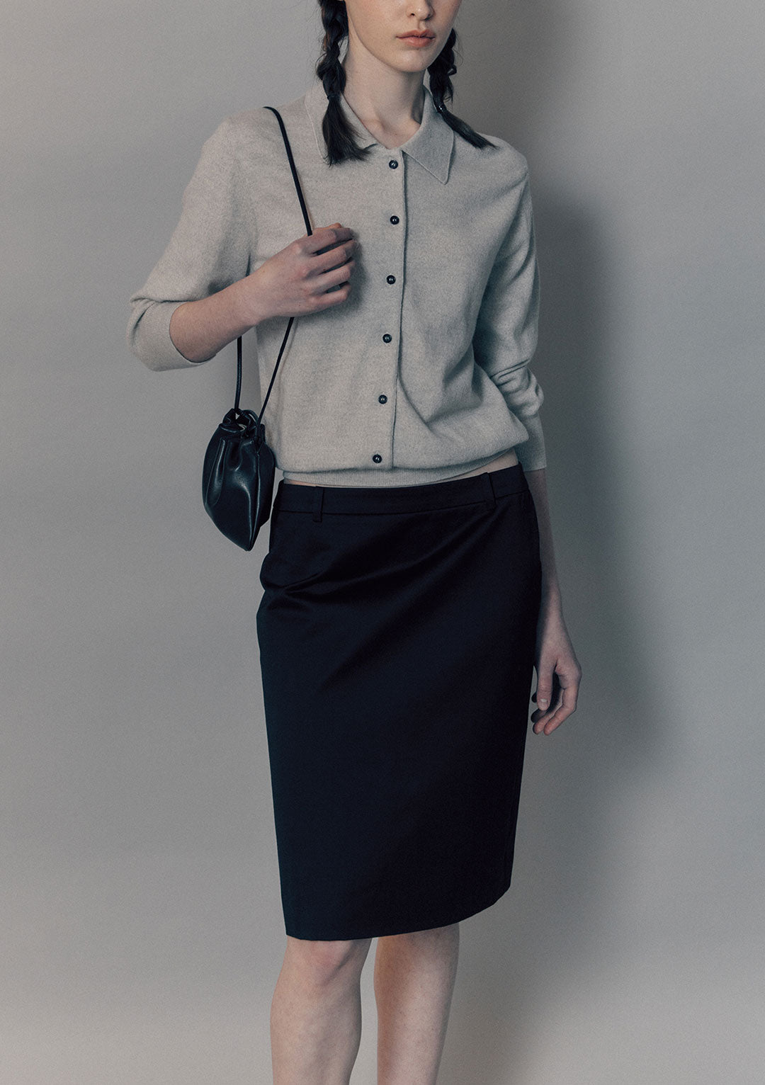 NOTHING WRITTEN NELLA STRAP MINI BAG BLACK