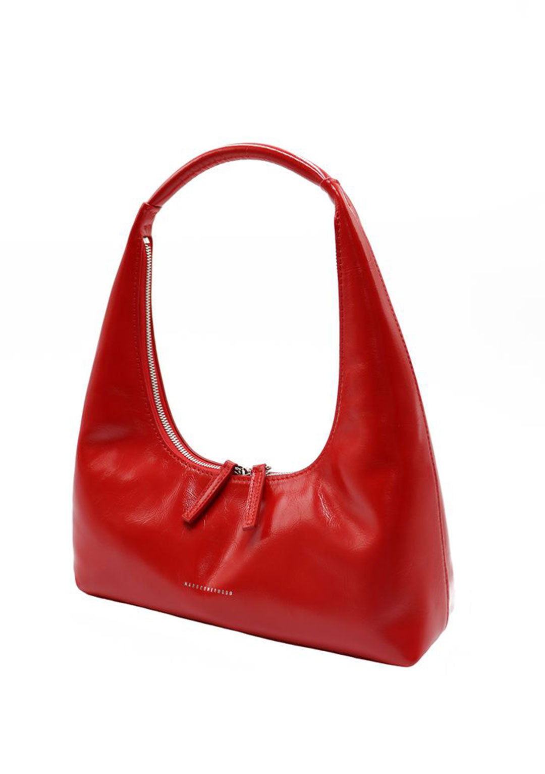 MARGESHERWOOD HOBO SHOULDER APPLE RED CRINKLE