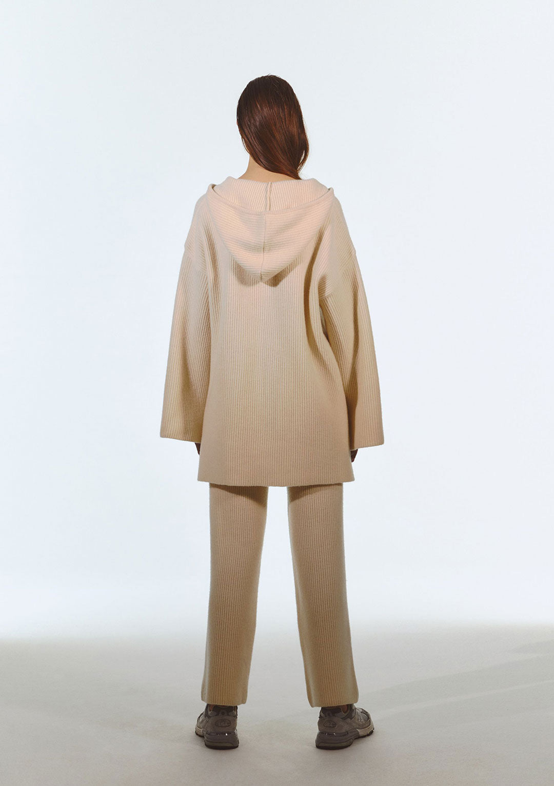 DRAE WHITE KNIT PANTS