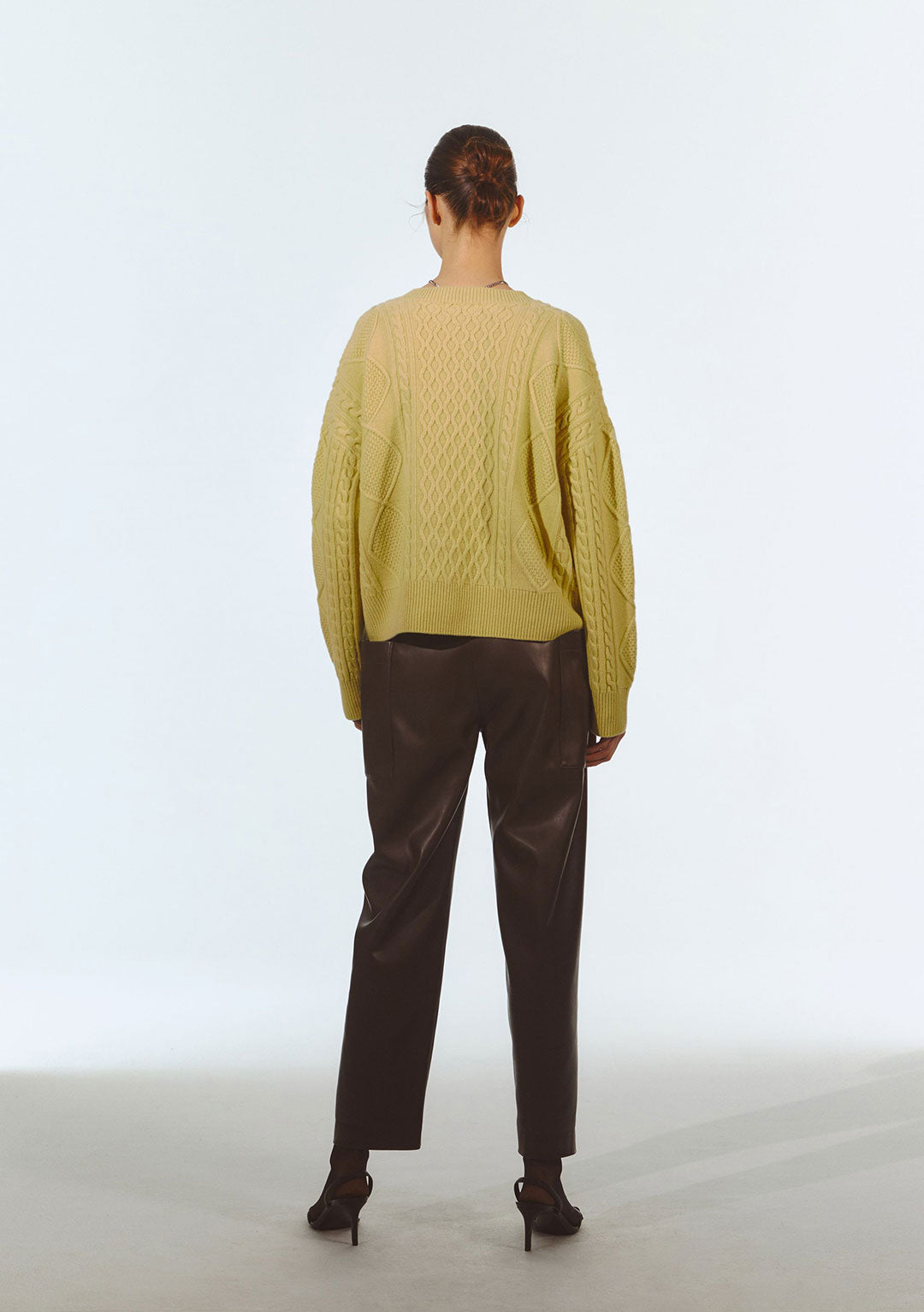 DRAE FAUX LEATHER POCKET PANTS