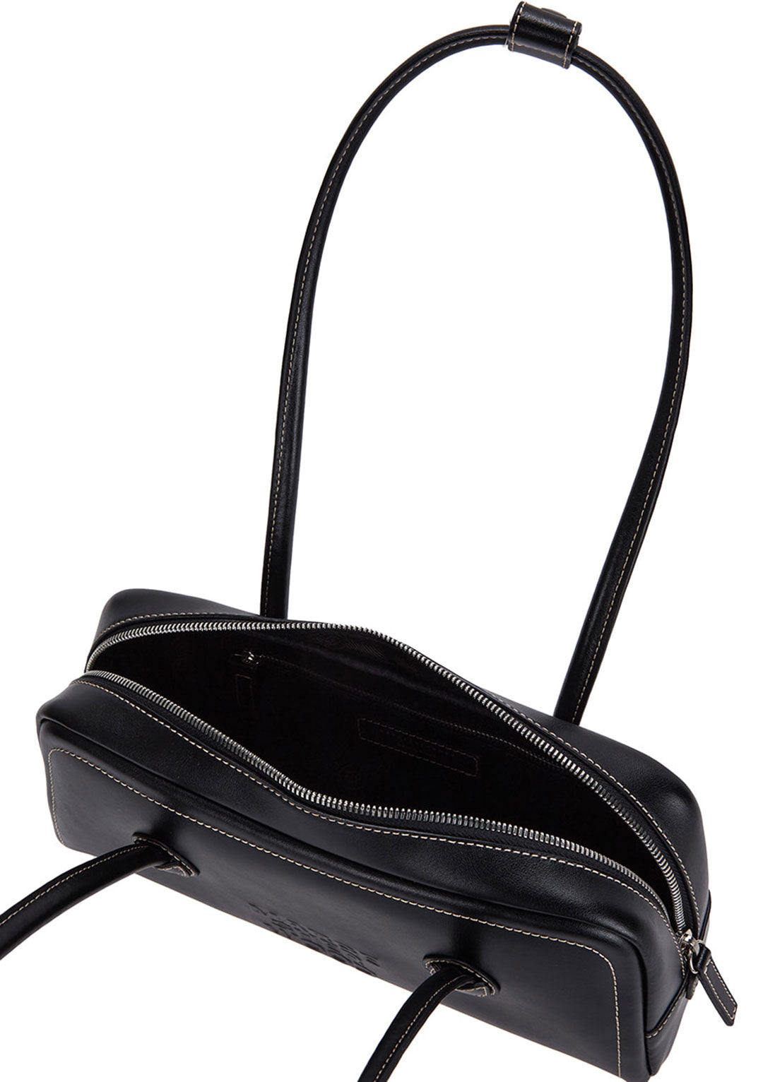 トートバッグ MARGESHERWOOD FW25 SOFT BAGUETTE BAG (FF047650 BLACKPULLUP) MARGESHERWOOD - SOFT BAGUETTE BAG | HBX - Globally Curated