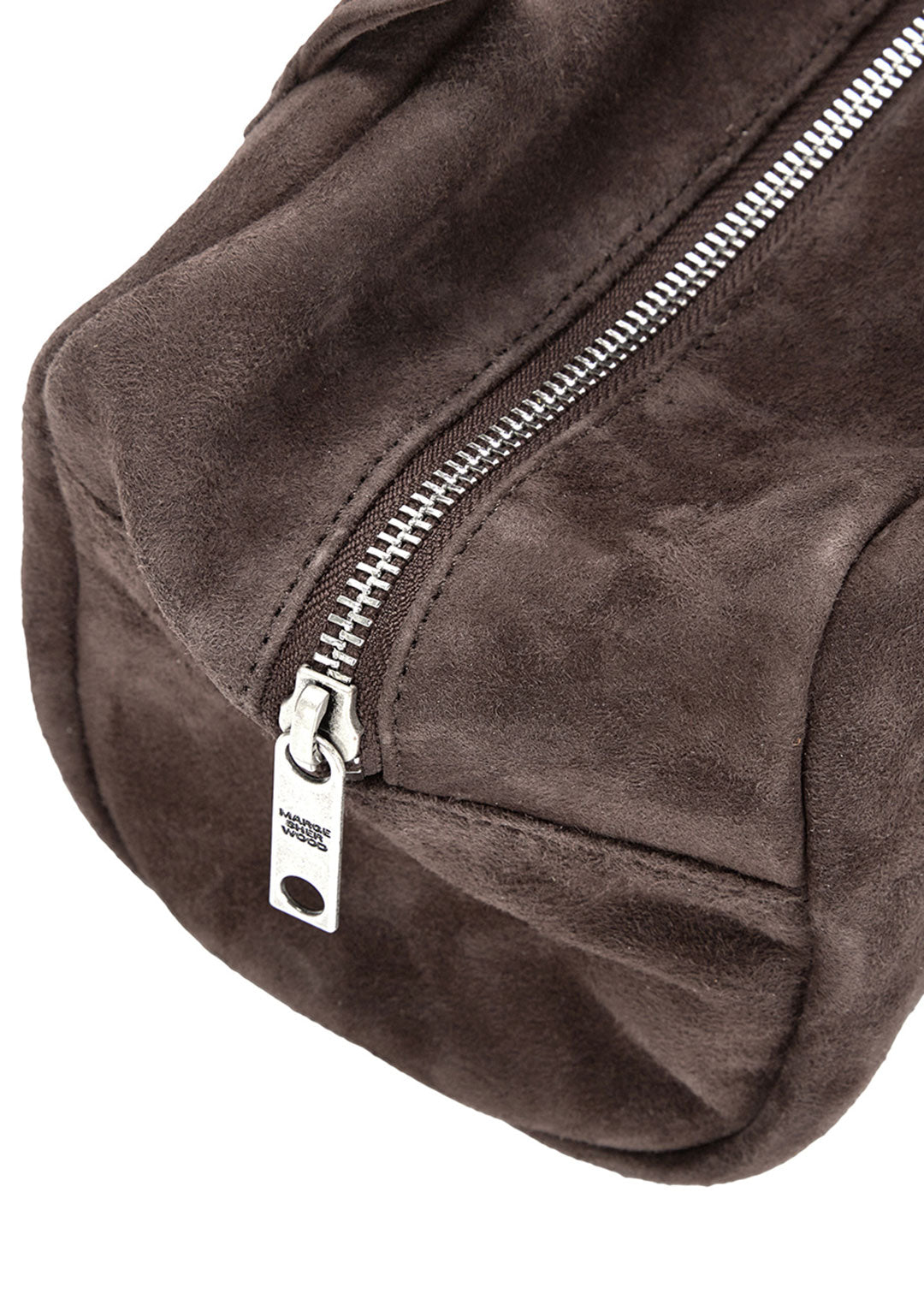 MARGESHERWOOD SOFT BOWLING BAG CHOCO BROWN SUEDE