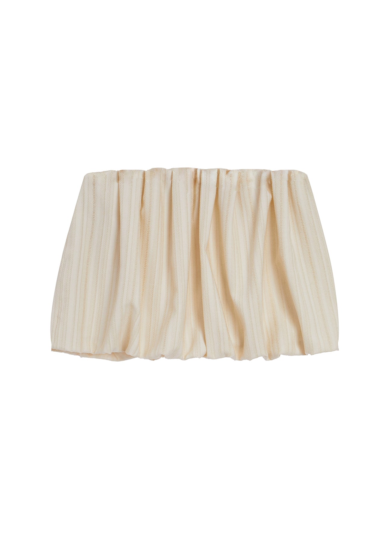 OPEN YY BUBBLE HEM STRIPE SKIRT