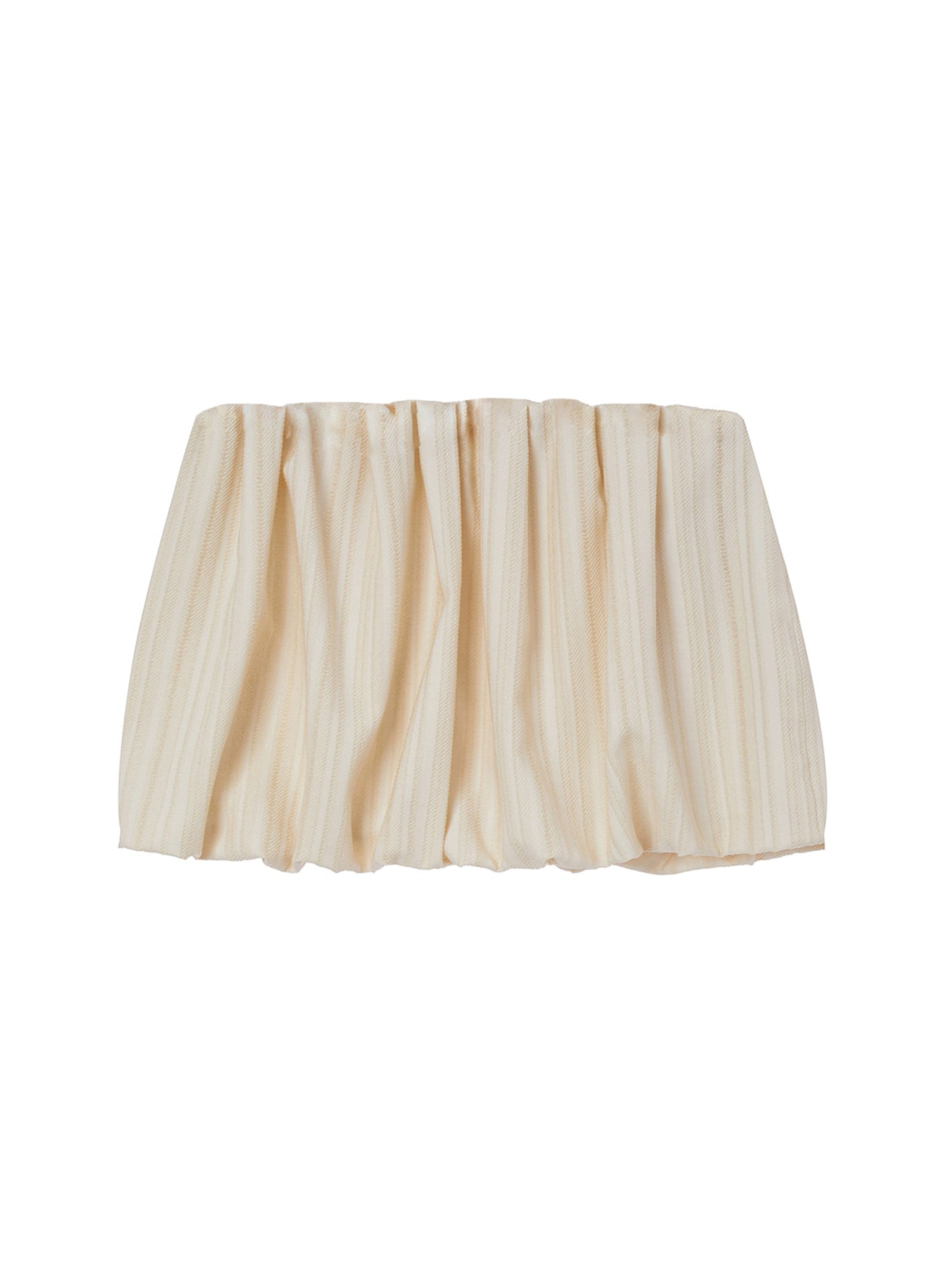 OPEN YY BUBBLE HEM STRIPE SKIRT