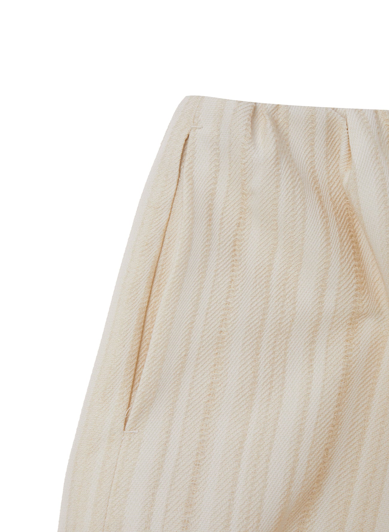 OPEN YY BUBBLE HEM STRIPE SKIRT