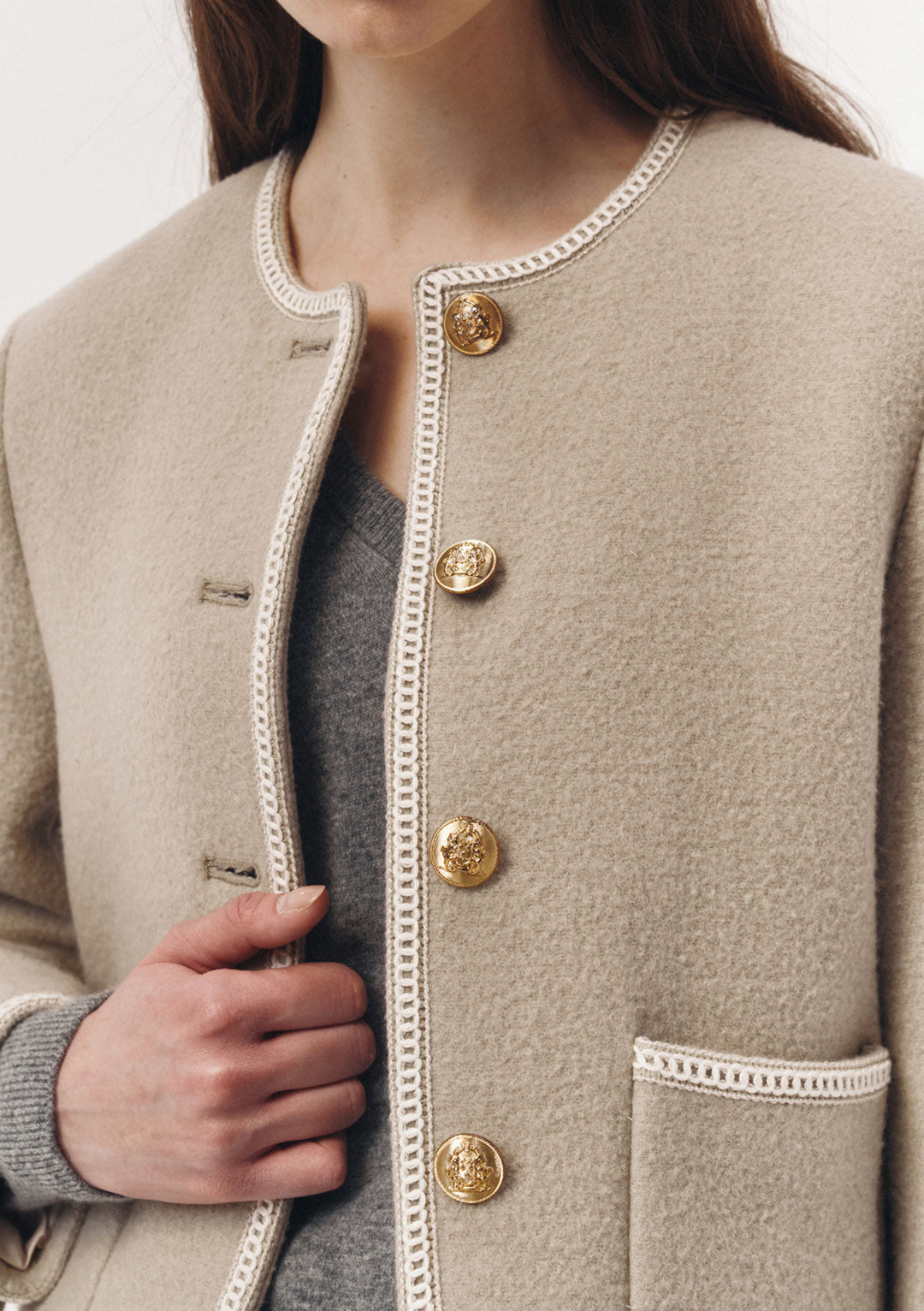 DUNST Classic Boucle Tweed Jacket