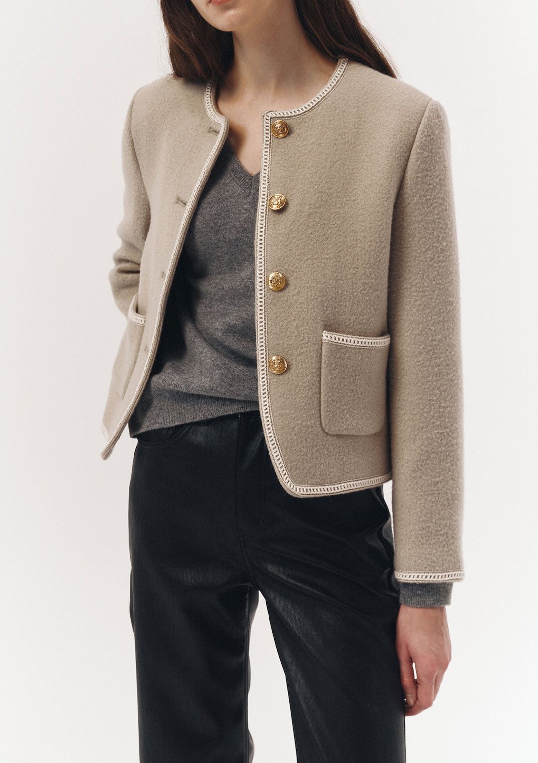 DUNST Classic Boucle Tweed Jacket