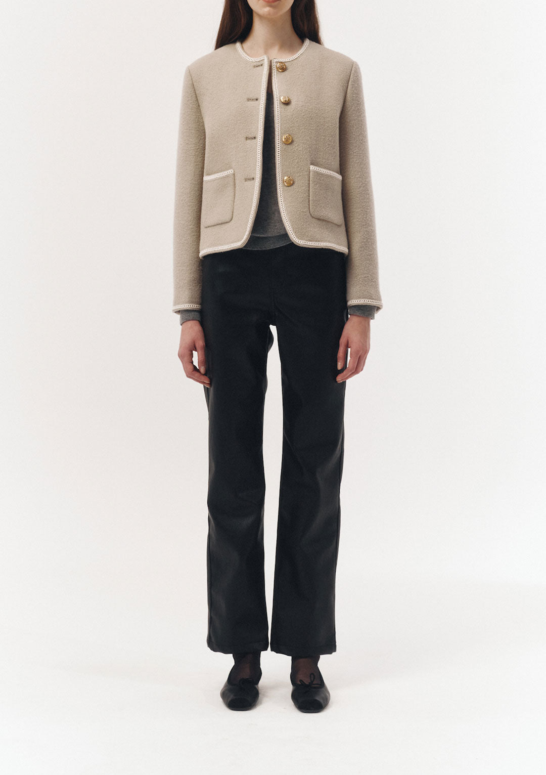 DUNST Classic Boucle Tweed Jacket