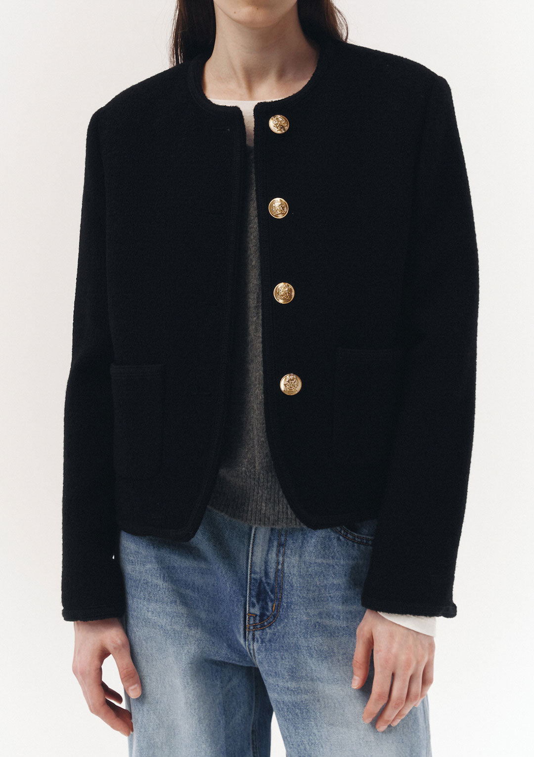 DUNST Classic Boucle Tweed Jacket