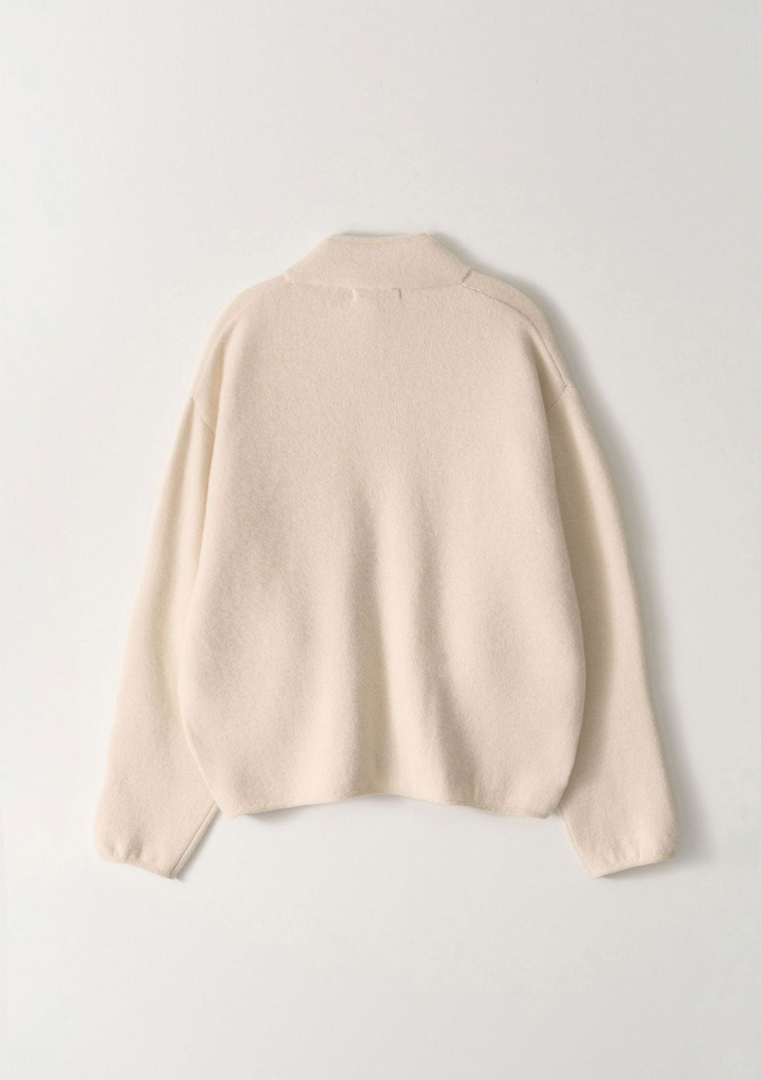 NOTHING WRITTEN DICKY ZIP-UP JUMPER IVORY