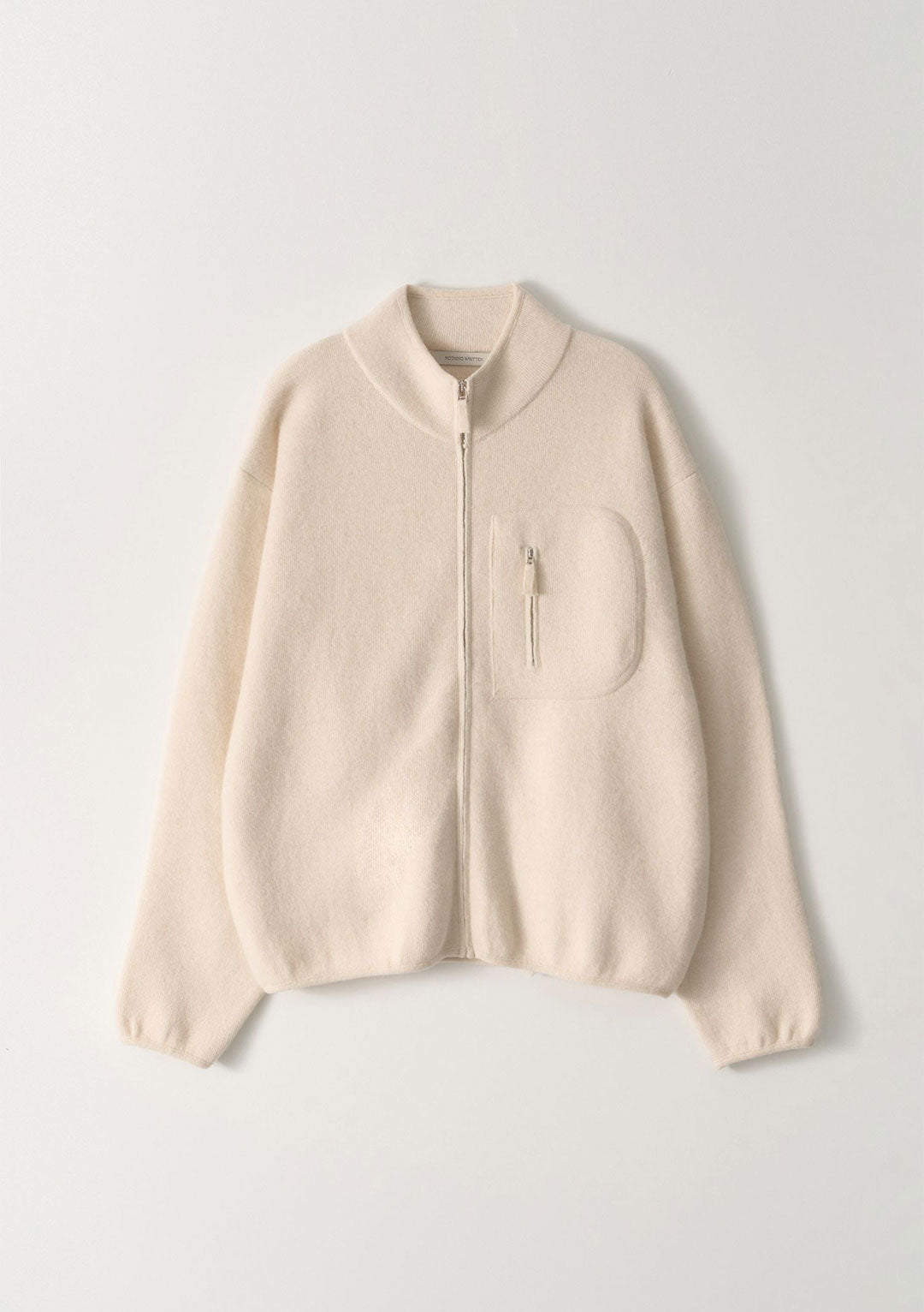 NOTHING WRITTEN DICKY ZIP-UP JUMPER IVORY