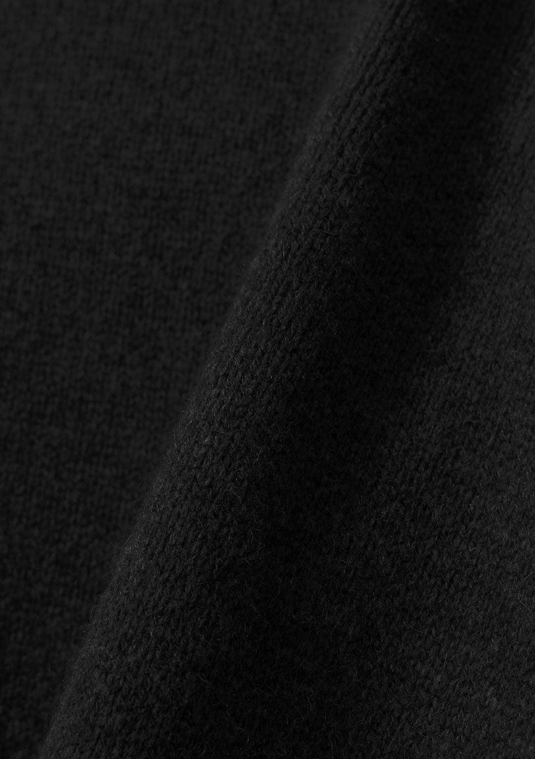 NOTHING WRITTEN BUNNY WOOL PULLOVER KNIT BLACK