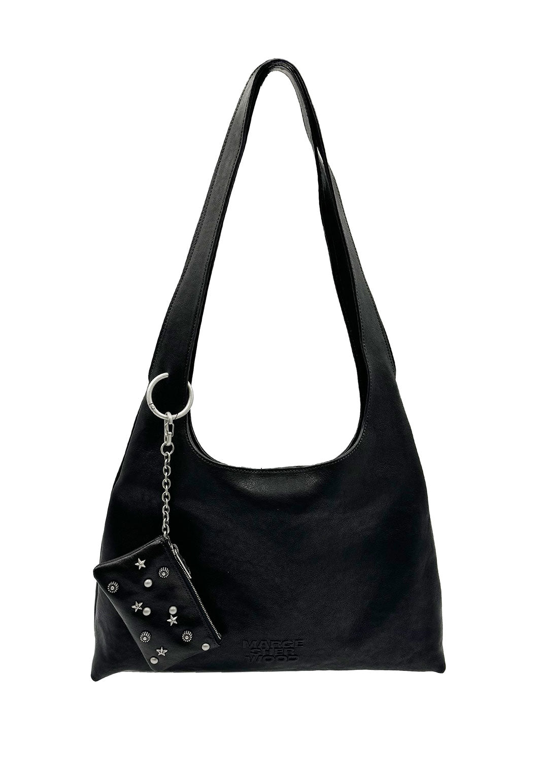 MARGESHERWOOD HALTER HOBO LARGE BLACK WASHED NAPPA