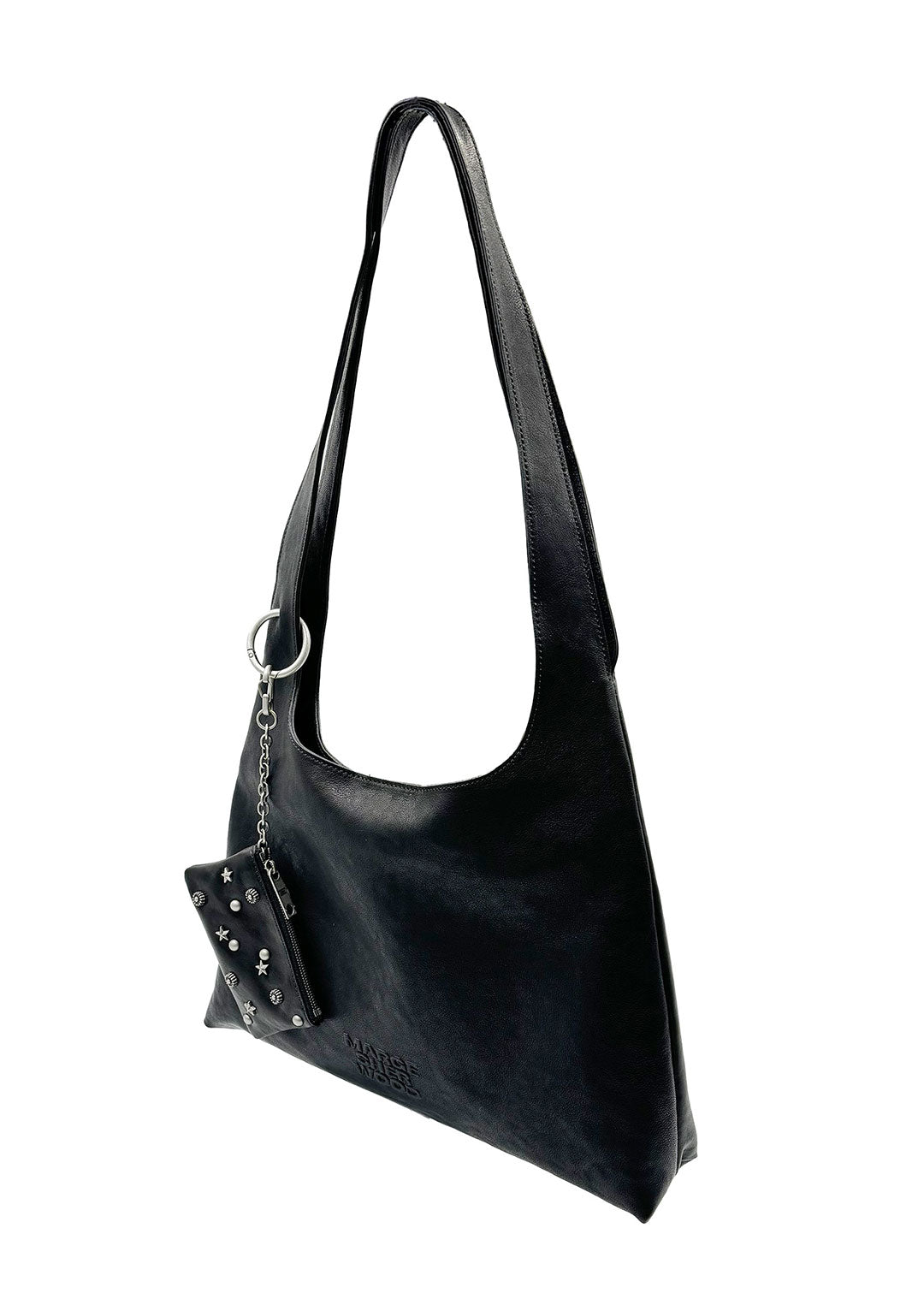 MARGESHERWOOD HALTER HOBO LARGE BLACK WASHED NAPPA