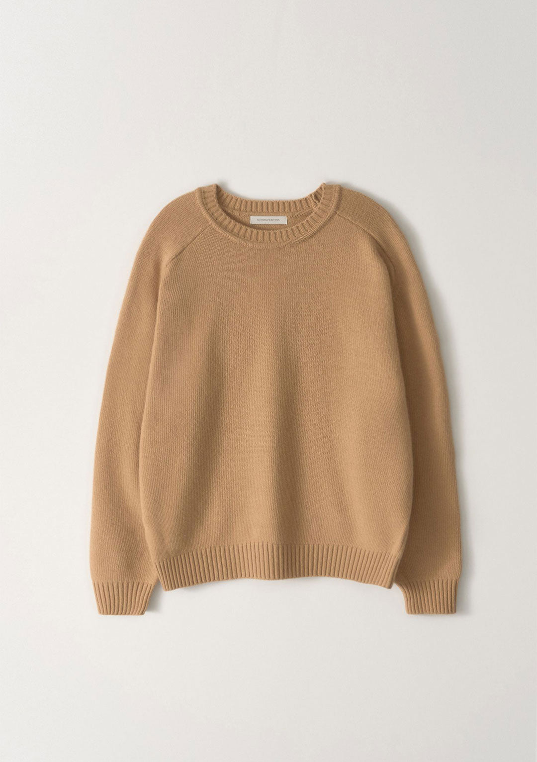 NOTHING WRITTEN JUDE ROUND PULLOVER BEIGE