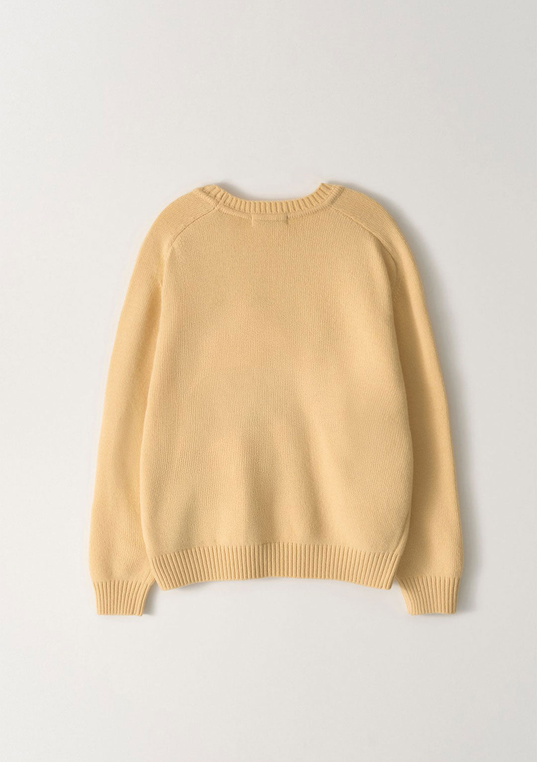 NOTHING WRITTEN JUDE ROUND PULLOVER YELLOW