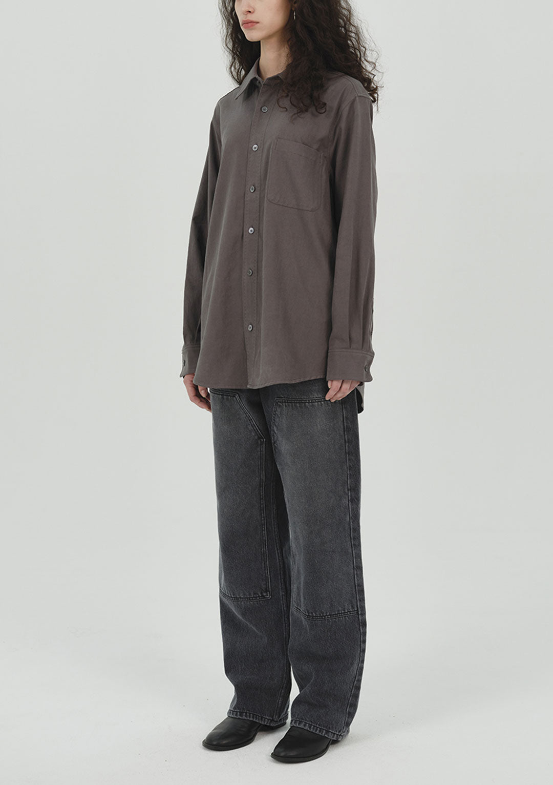YOUNGOH PATCHED JEANS